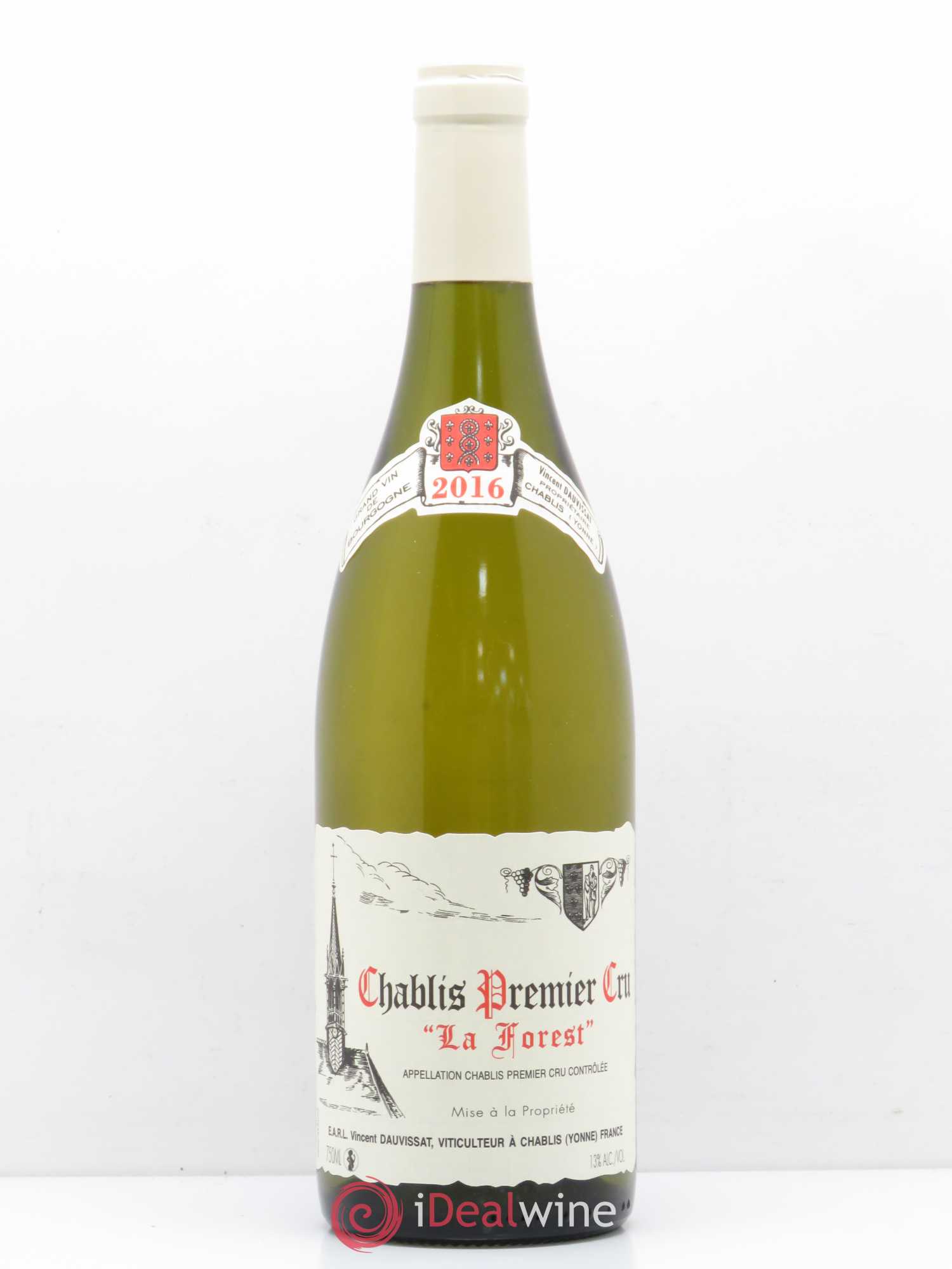 Chablis 1er Cru La Forest Vincent Dauvissat (Domaine) 2016 - Lot de 1 bouteille - 0