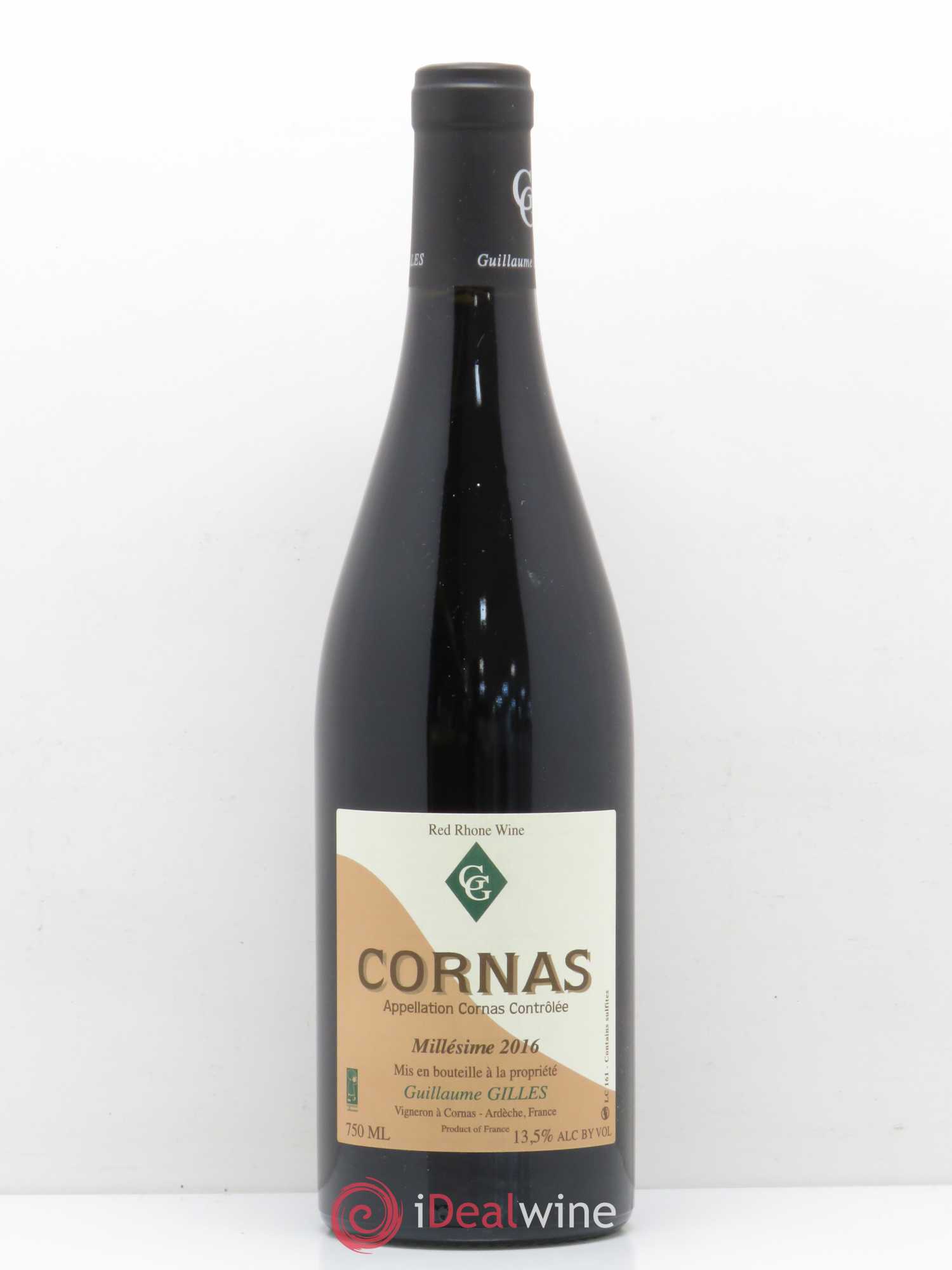 Cornas Chaillots Guillaume Gilles (Domaine) 2016 - Lot de 1 bouteille - 0
