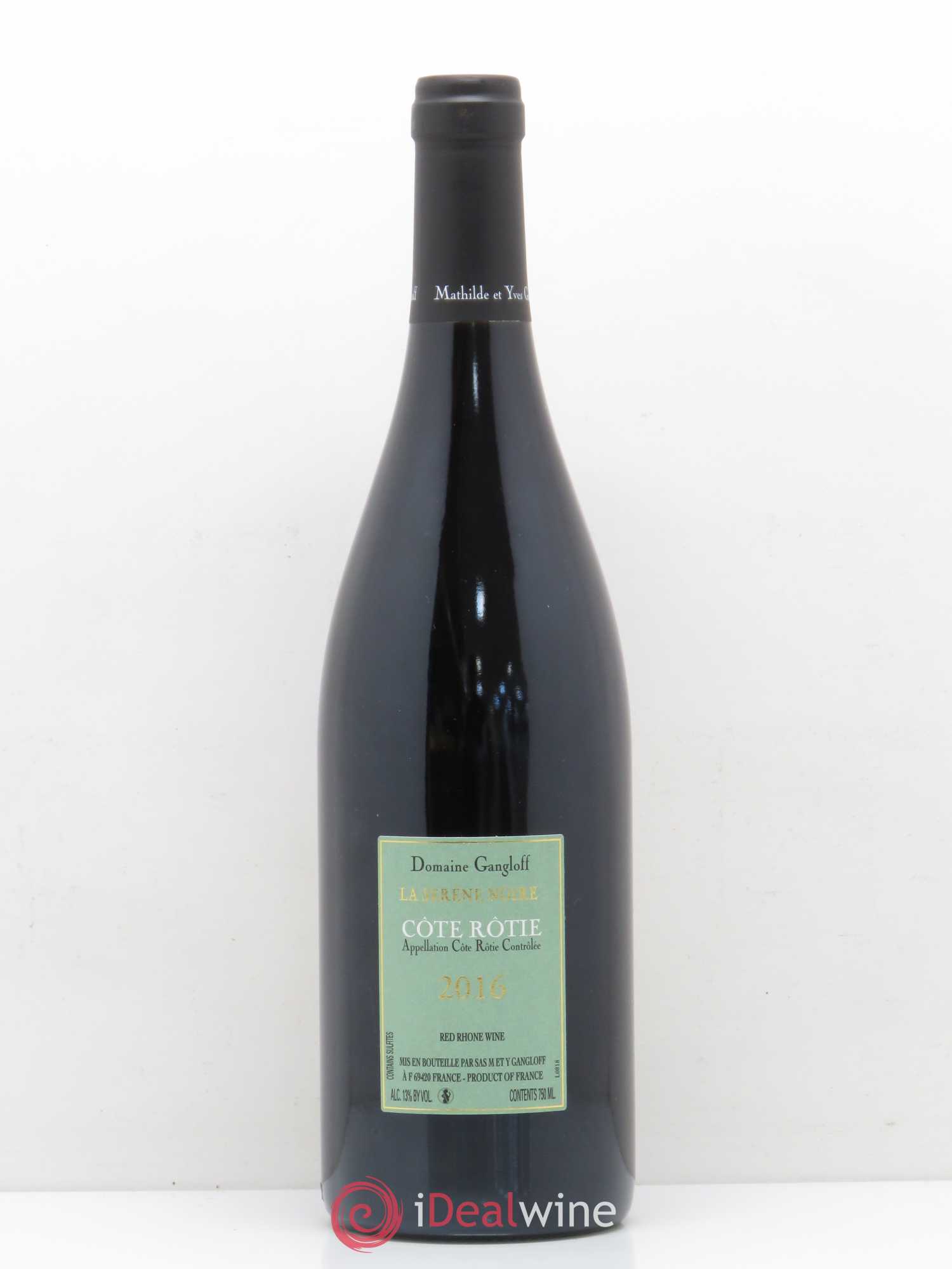 Côte-Rôtie La Sereine Noire Gangloff (Domaine) 2016 - Lot de 1 bouteille - 1