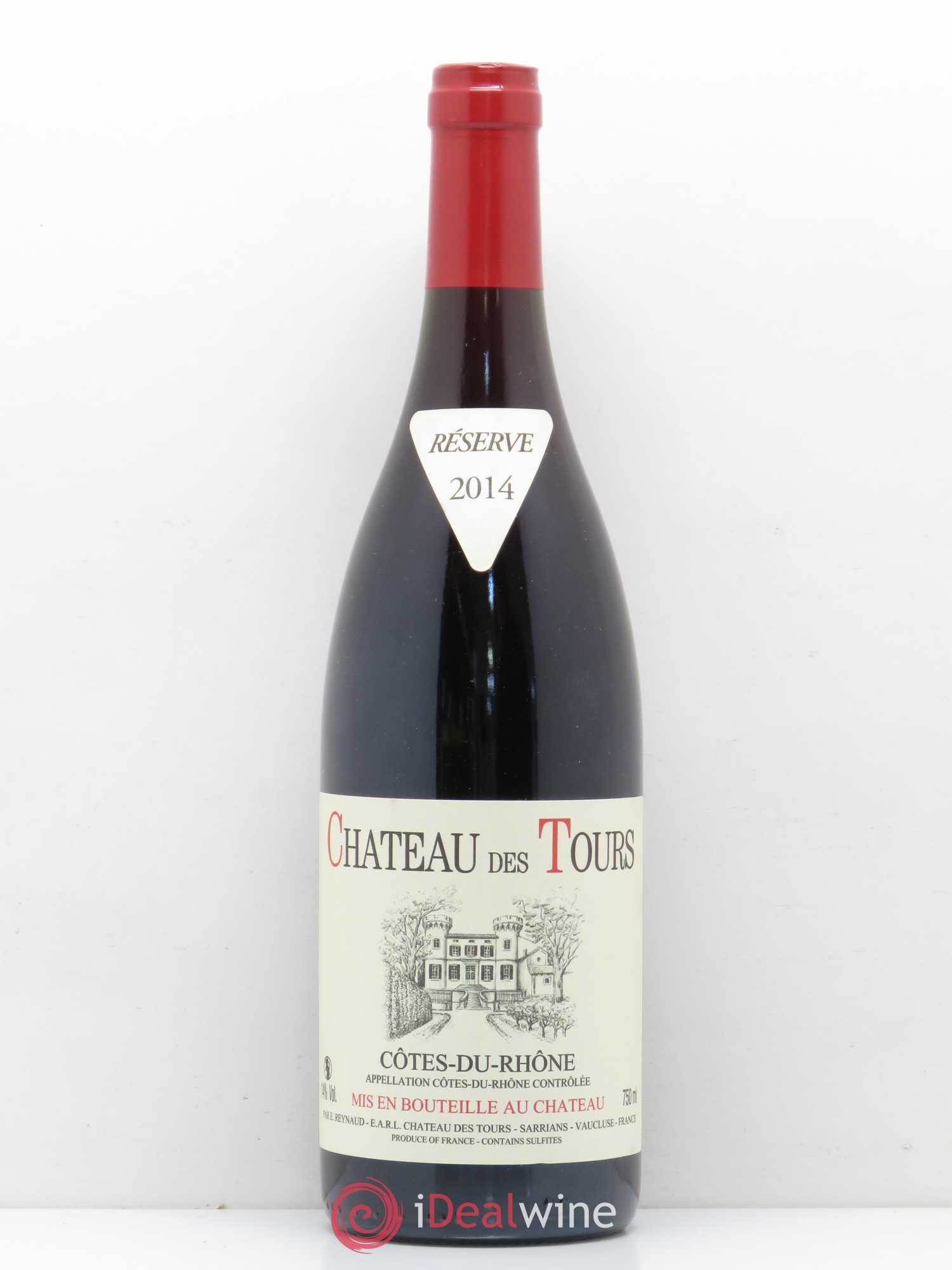 Côtes-du-Rhône Château des Tours Emmanuel Reynaud 2014 - Lot de 1 bouteille - 0
