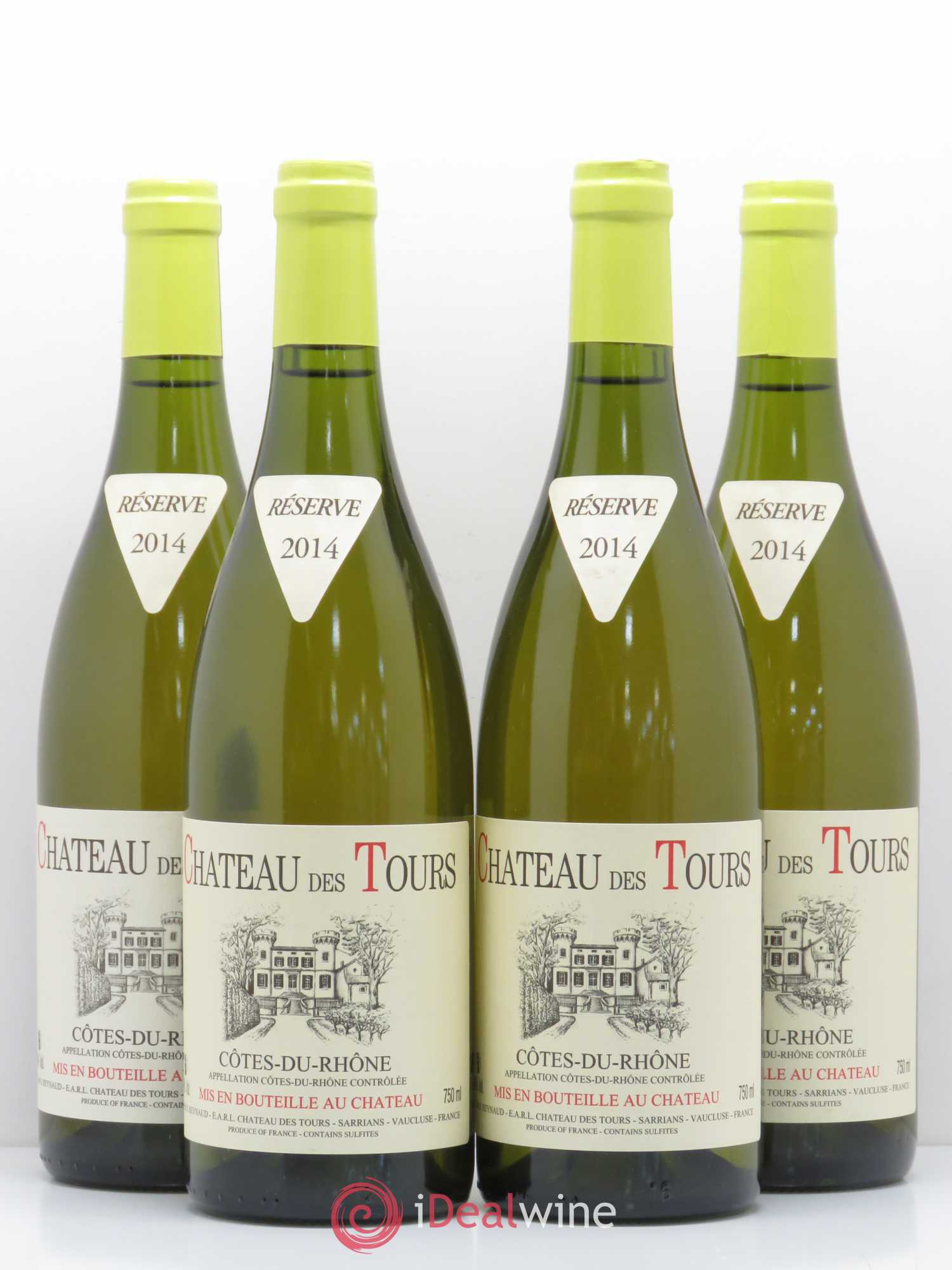Côtes-du-Rhône Château des Tours Emmanuel Reynaud 2014 - Lot de 4 bouteilles - 0