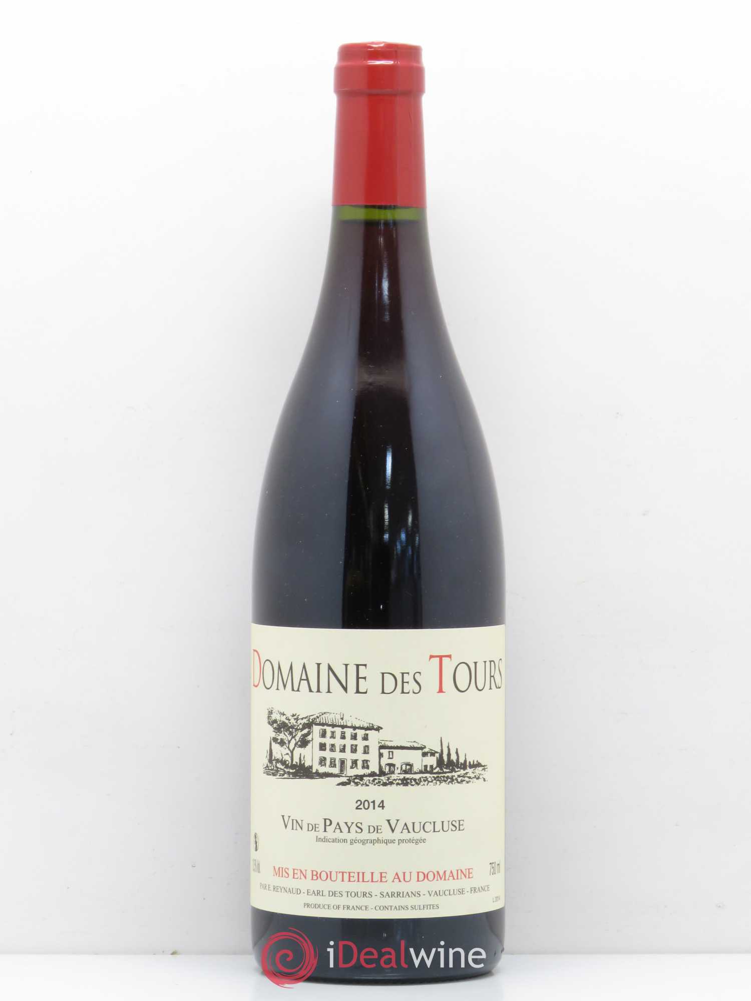 Vaucluse (Vin de Pays de Vaucluse) Domaine des Tours Emmanuel Reynaud 2014 - Lot de 1 bouteille - 0