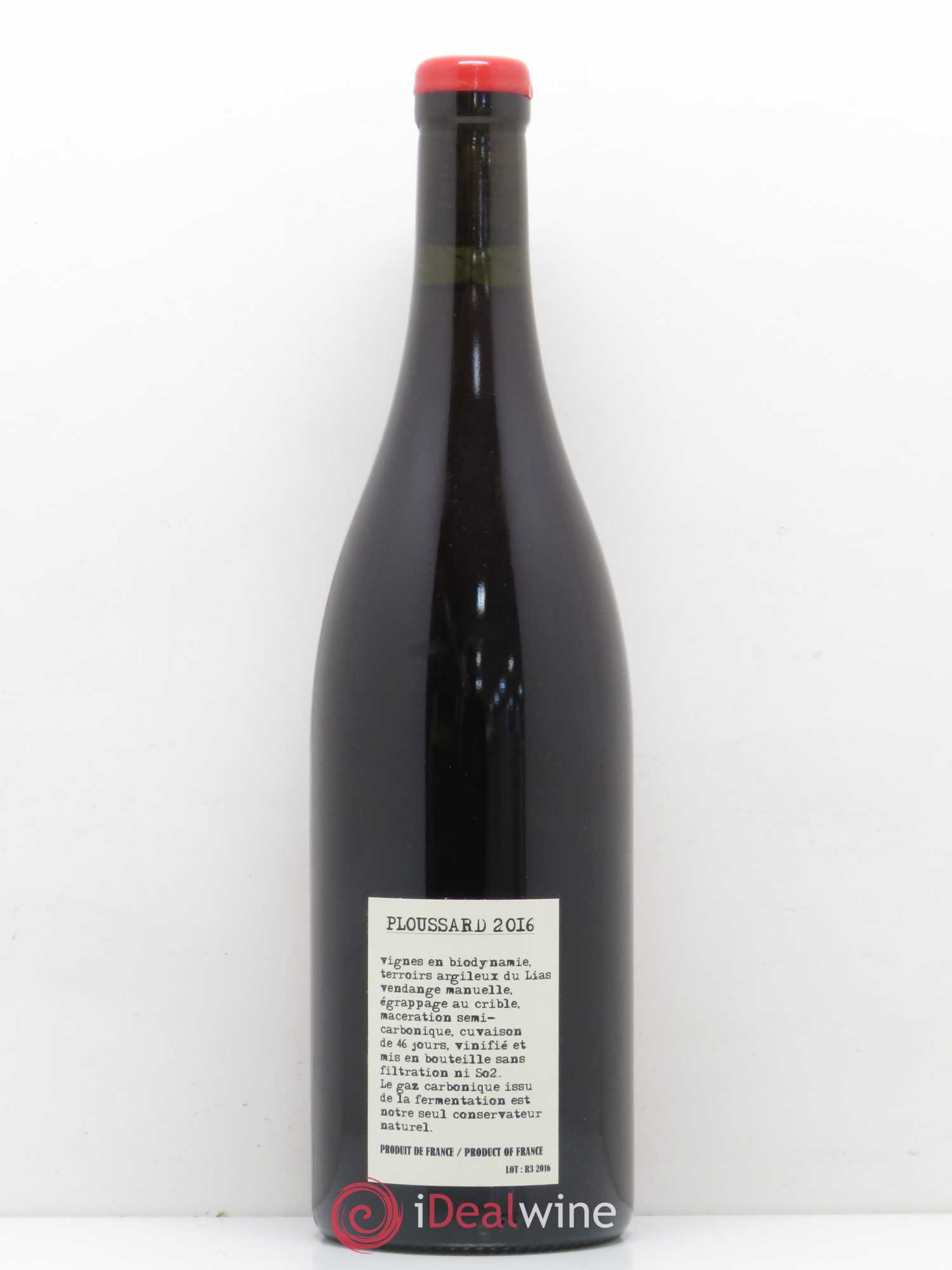 Arbois Ploussard Adeline Houillon & Renaud Bruyère 2016 - Lot de 1 bouteille - 1