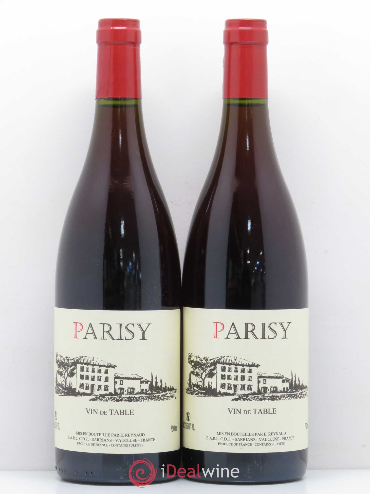 Vin de Table Parisy Emmanuel Reynaud - Posten von 2 Flaschen - 0