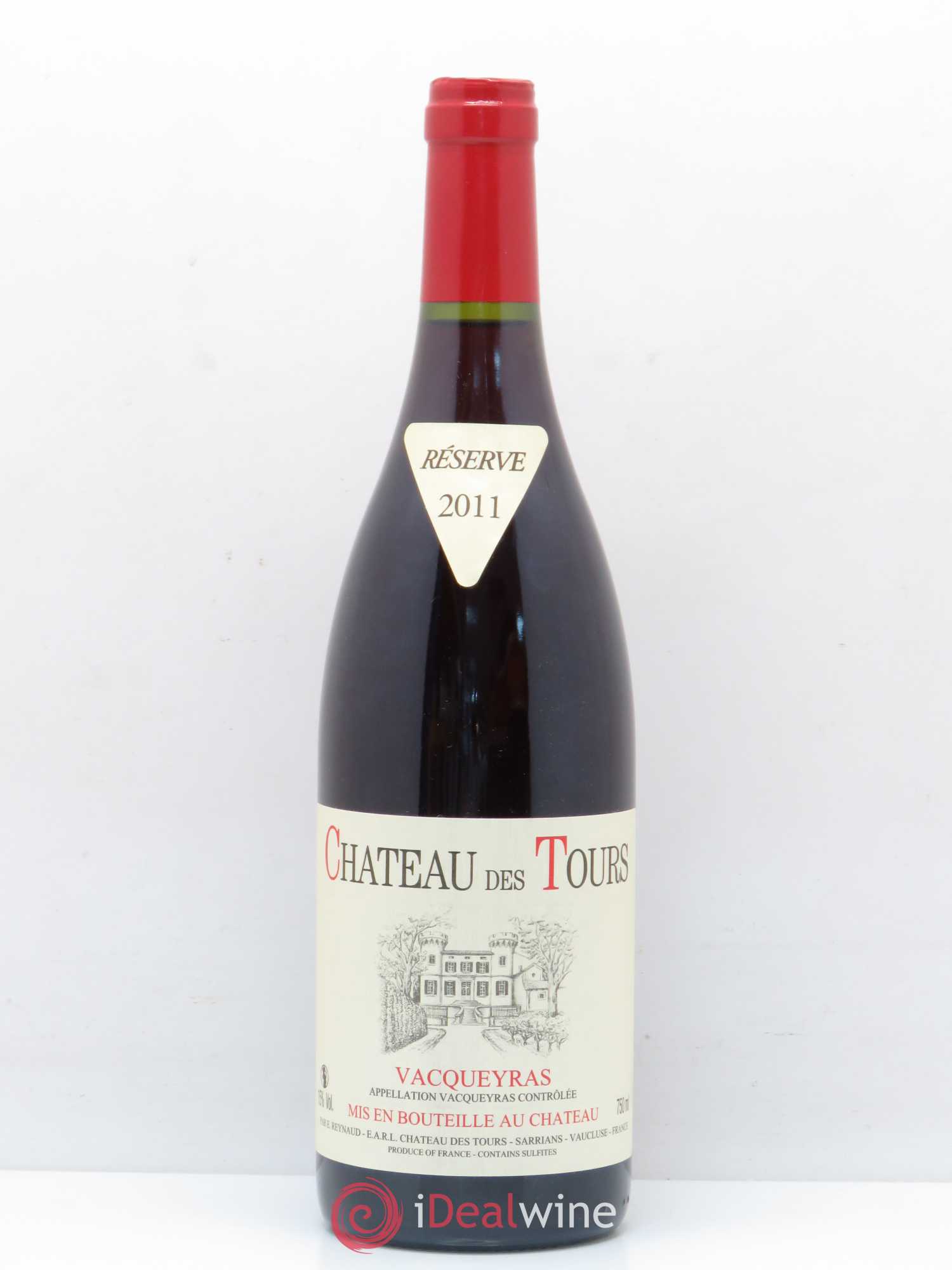 Vacqueyras Château des Tours Emmanuel Reynaud 2011 - Lot de 1 bouteille - 0
