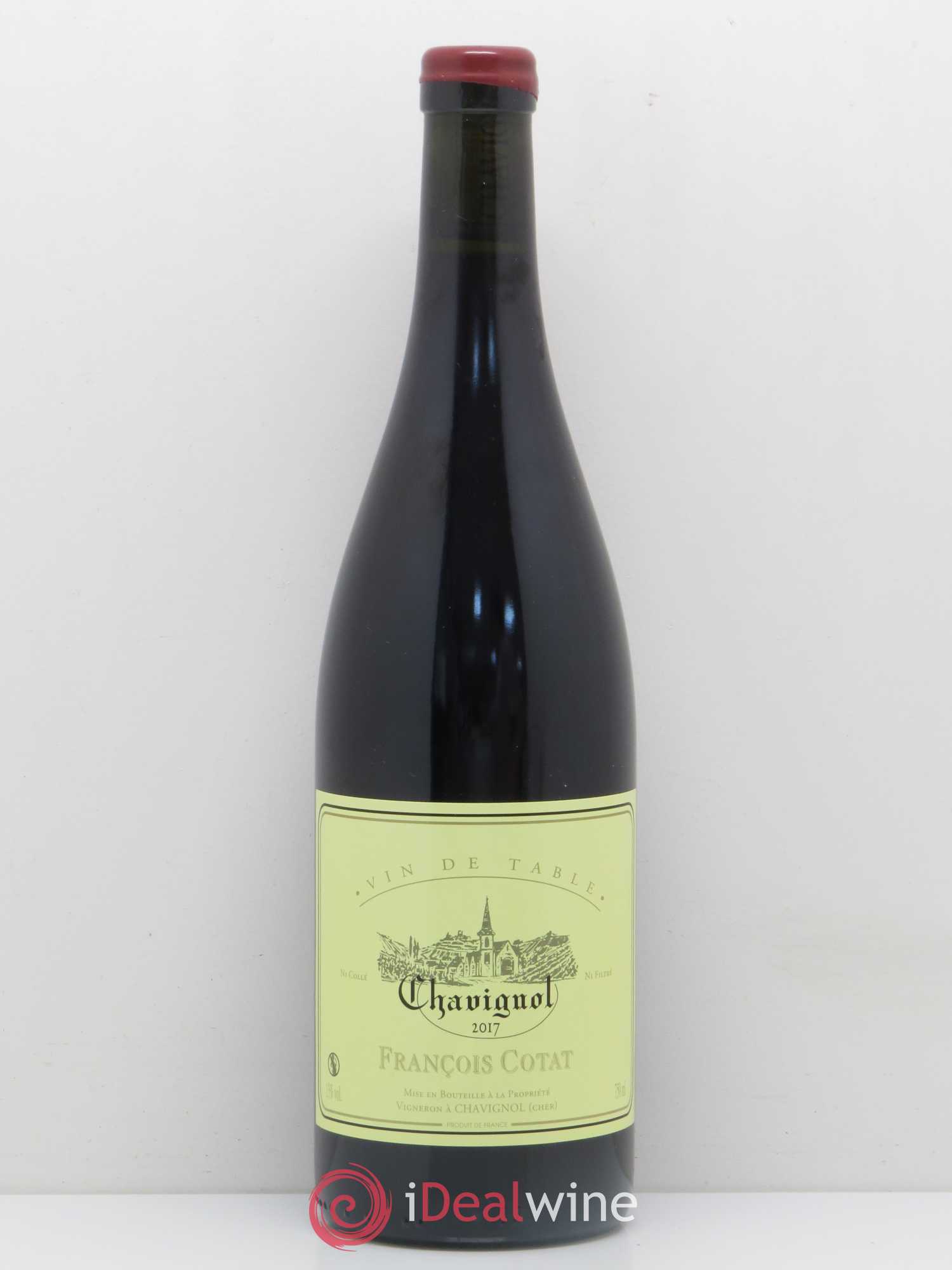 Vin de table - Chavignol François Cotat 2017 - Lot de 1 bouteille - 0