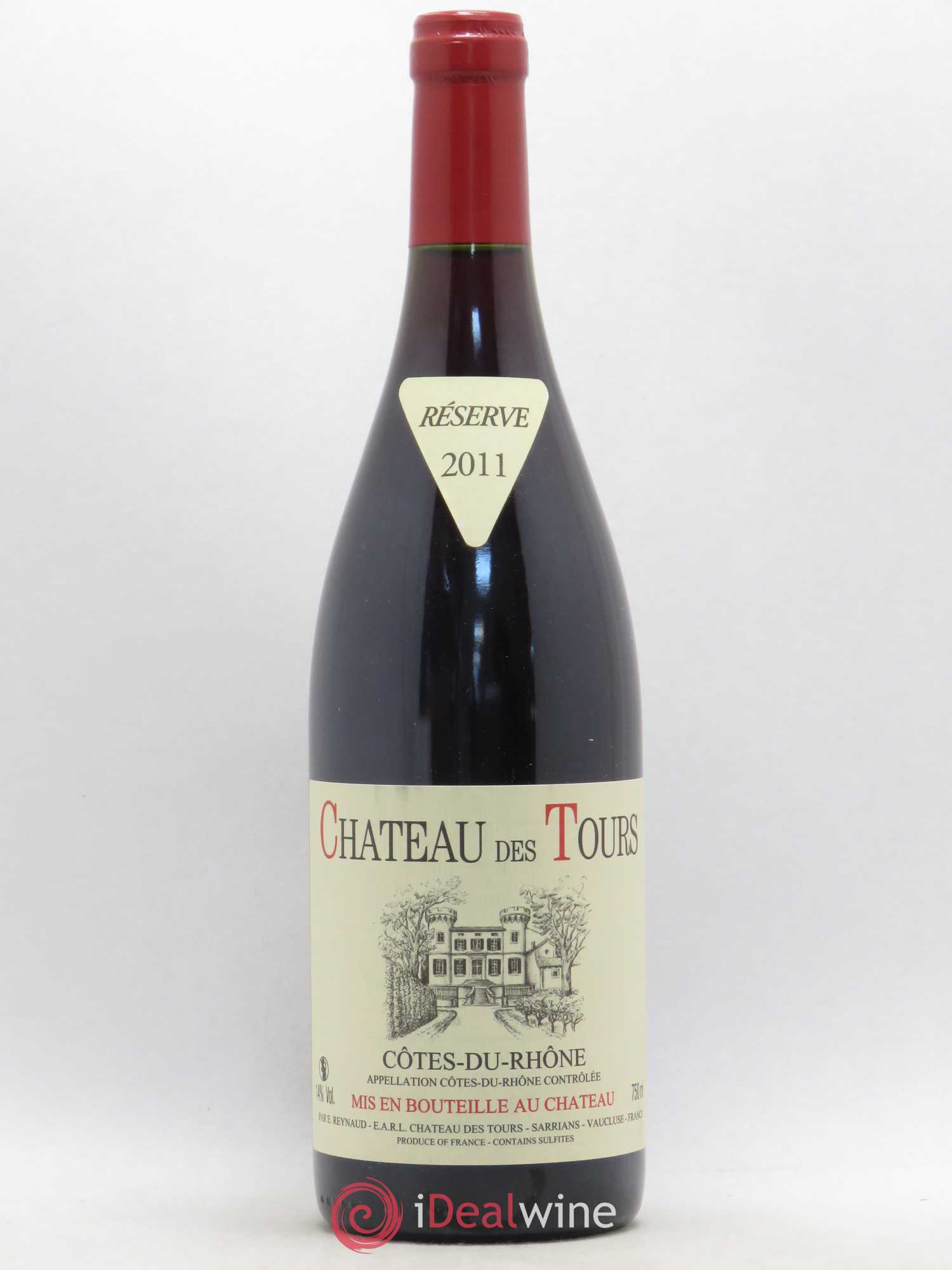 Côtes-du-Rhône Château des Tours Emmanuel Reynaud 2011 - Lot de 1 bouteille - 0