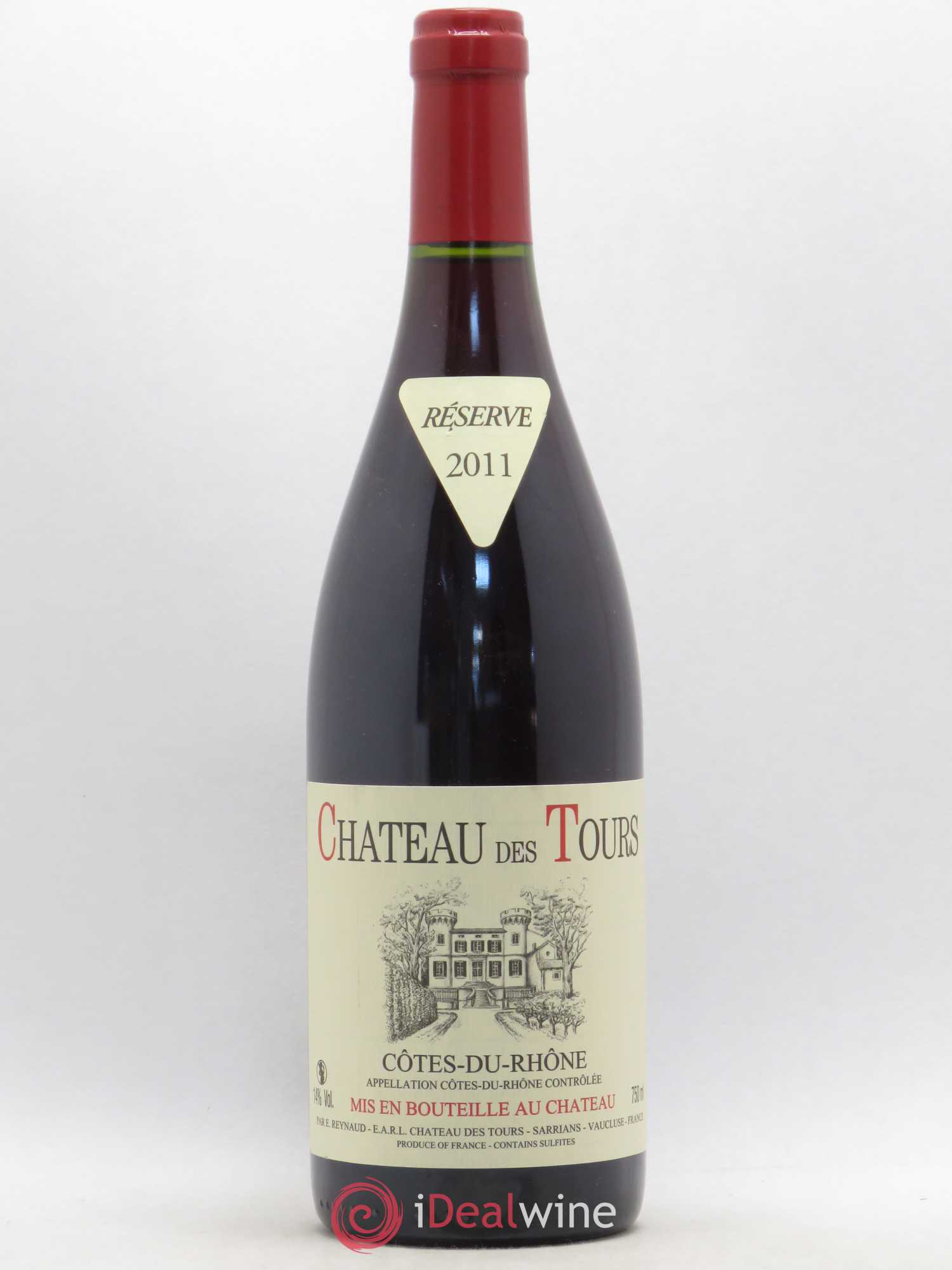 Côtes-du-Rhône Château des Tours Emmanuel Reynaud 2011 - Lot de 1 bouteille - 0