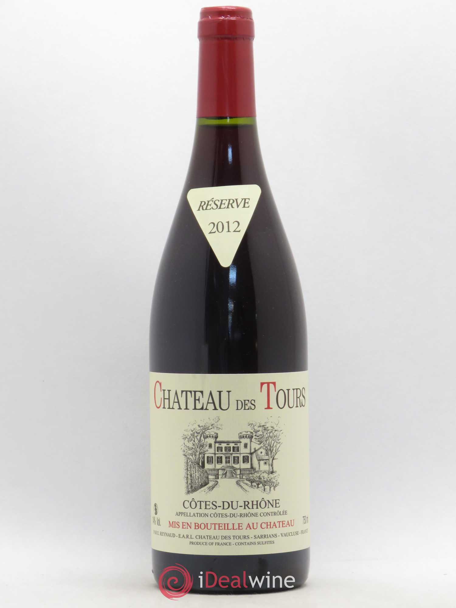 Côtes-du-Rhône Château des Tours Emmanuel Reynaud 2012 - Lot de 1 bouteille - 0