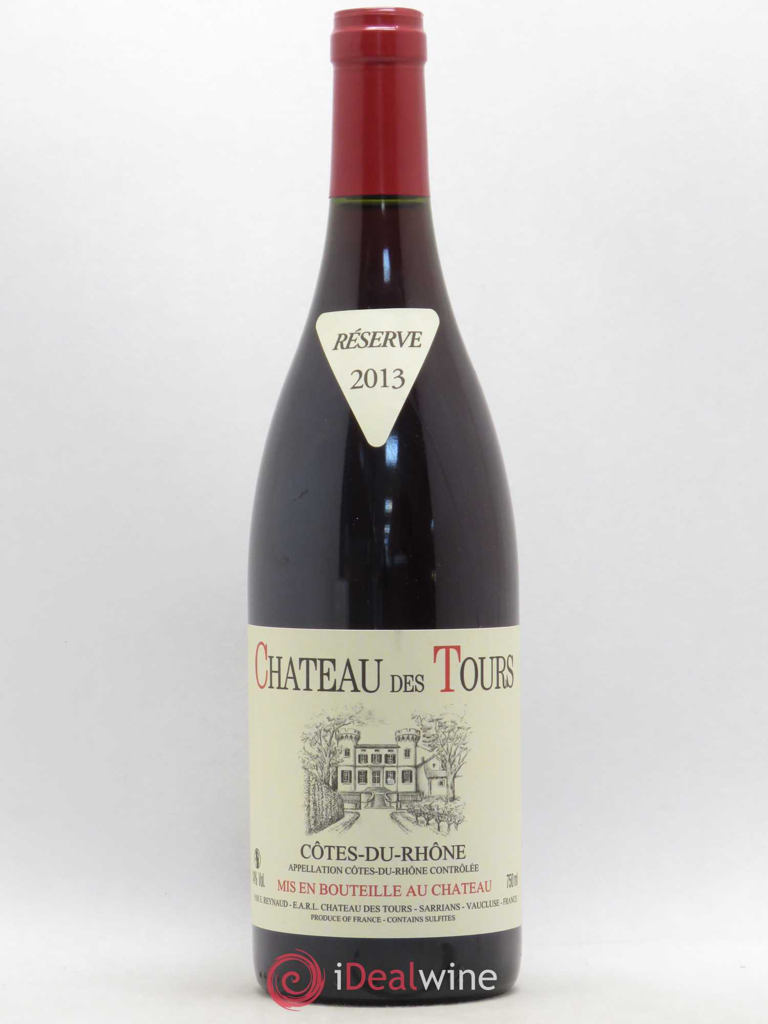 Côtes-du-Rhône Château des Tours Emmanuel Reynaud 2013 - Lot de 1 bouteille - 0