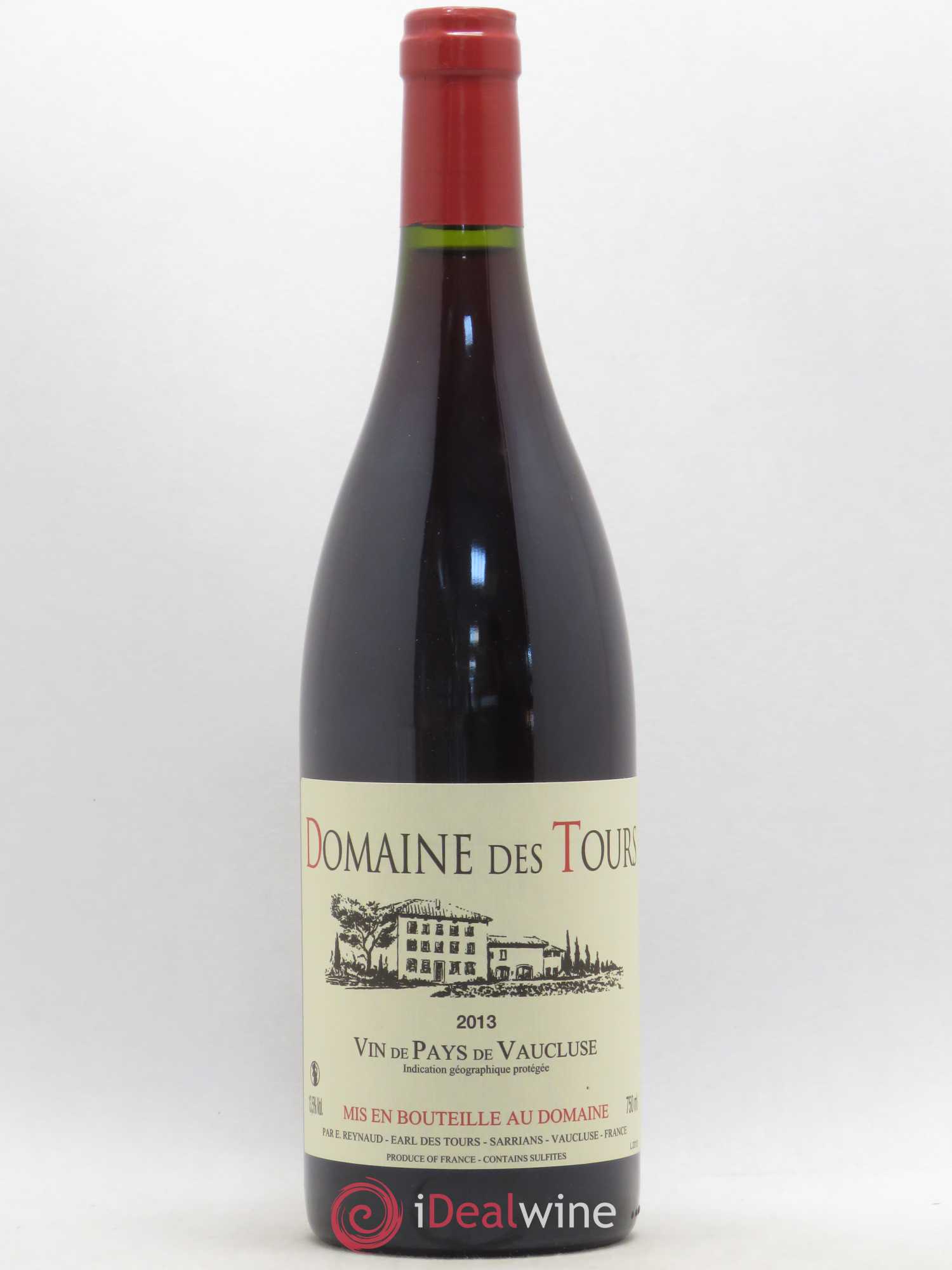 Vaucluse (Vin de Pays de Vaucluse) Domaine des Tours Emmanuel Reynaud 2013 - Lot de 1 bouteille - 0