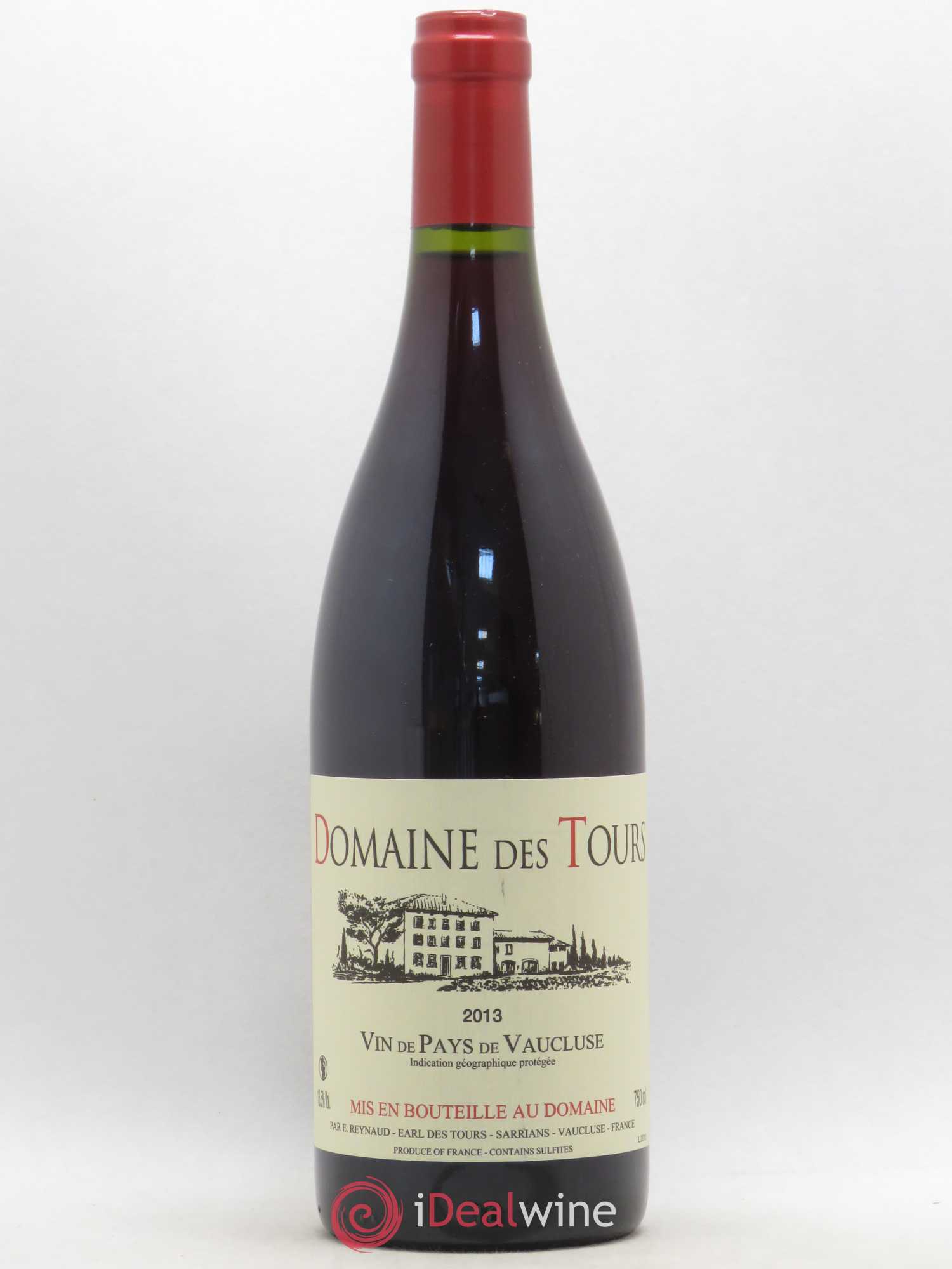 Vaucluse (Vin de Pays de Vaucluse) Domaine des Tours Emmanuel Reynaud 2013 - Lot de 1 bouteille - 0