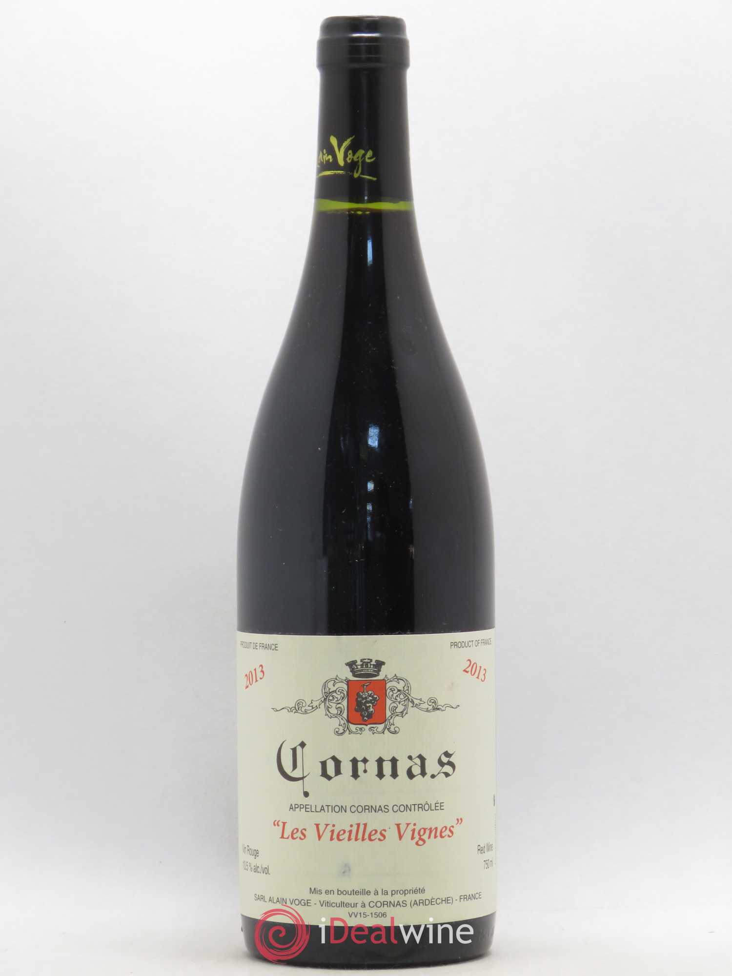 Cornas Les Vieilles Vignes Alain Voge (Domaine) 2013 - Lot de 1 bouteille - 0