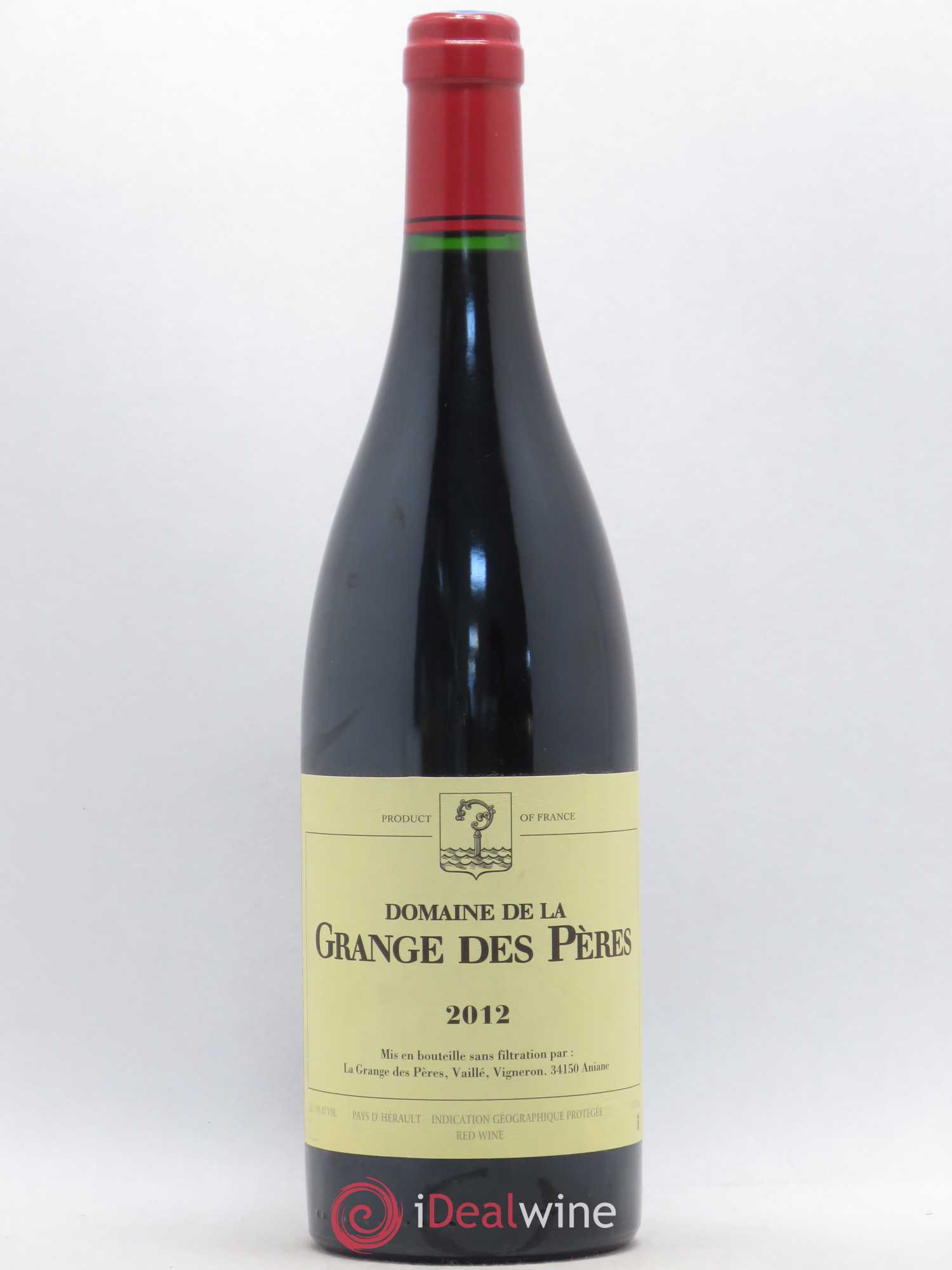 Pays d'Hérault Grange des Pères Laurent Vaillé 2012 - Lot de 1 bouteille - 0