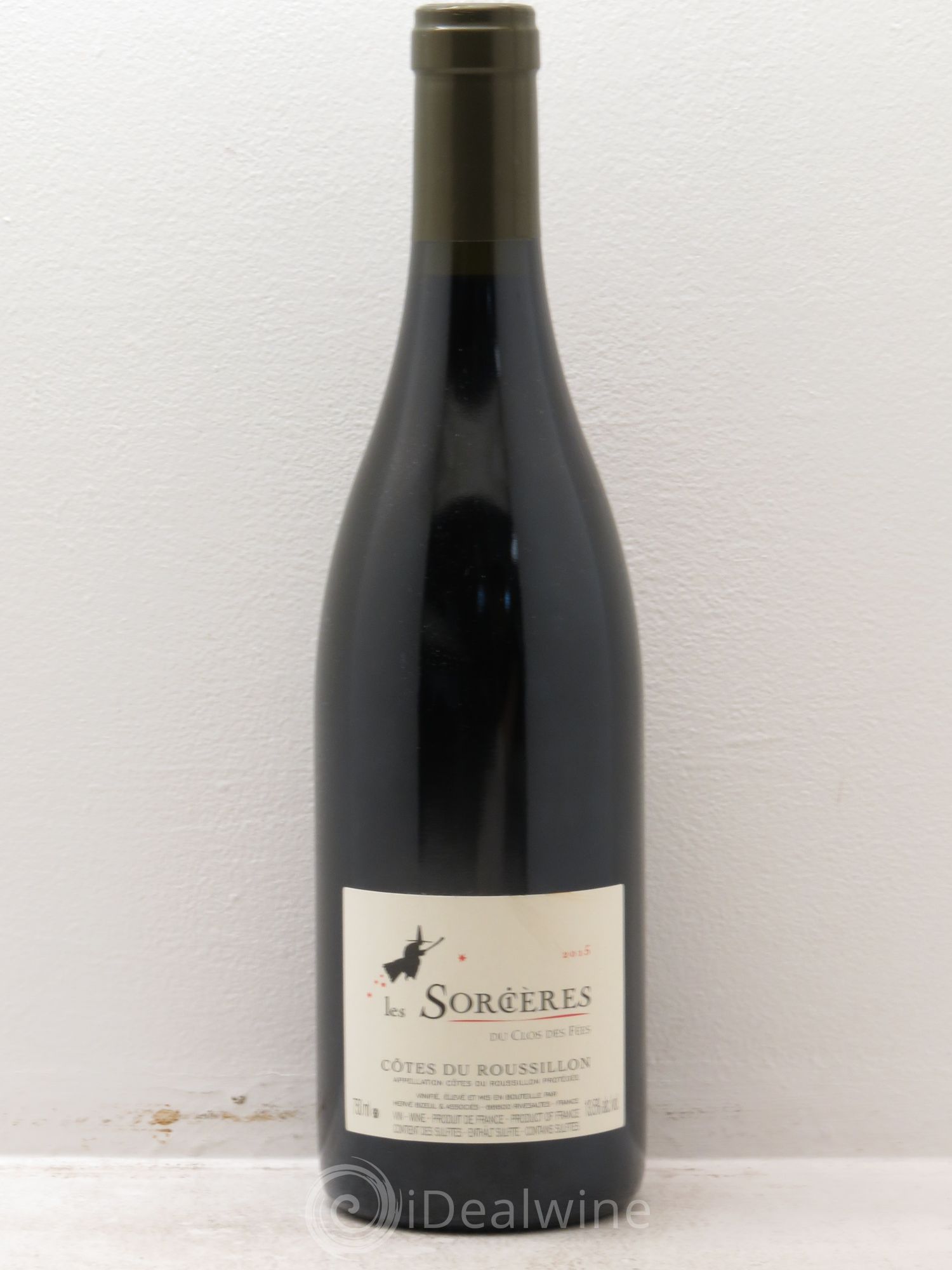 Côtes du Roussillon Clos des Fées Les Sorcières Hervé Bizeul 2015 - Lot de 1 bouteille - 0