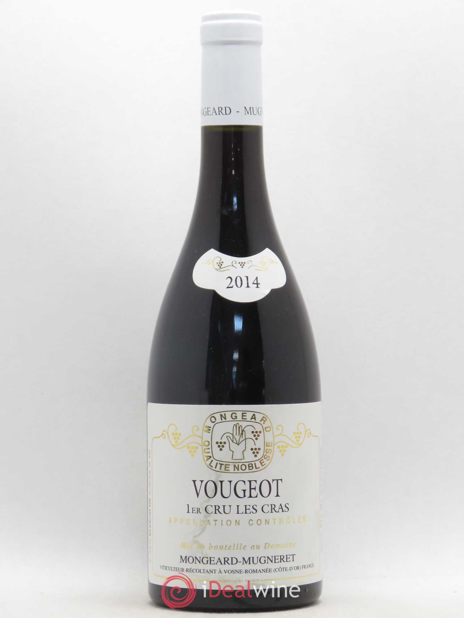 Vougeot 1er Cru Les Cras Mongeard-Mugneret (Domaine) 2014 - Lot de 1 bouteille - 0