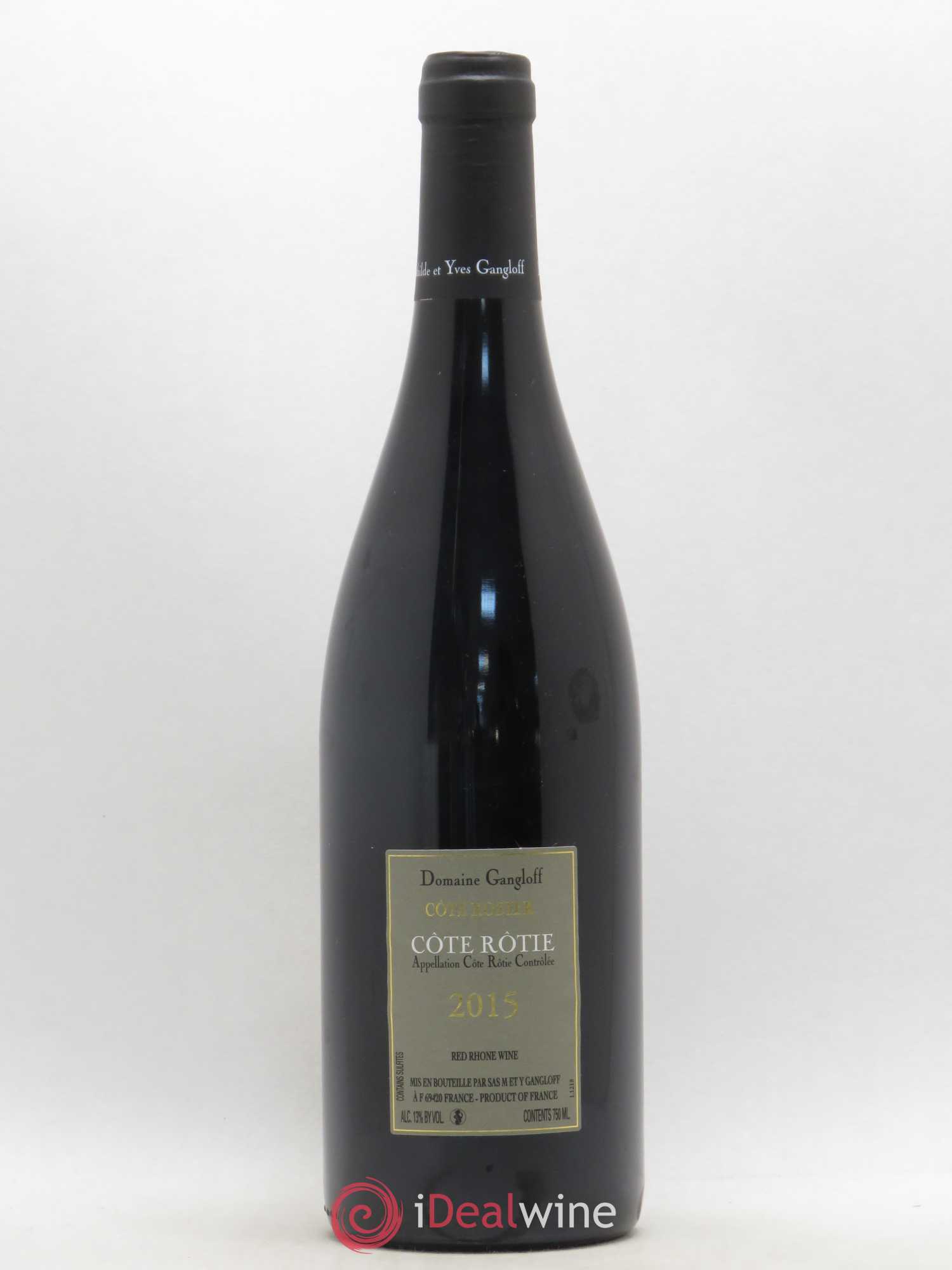 Côte-Rôtie Côte Rozier Yves Gangloff 2015 - Lot de 1 bouteille - 1