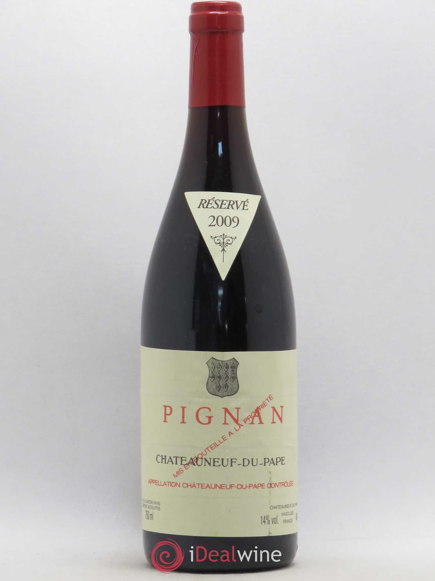 Châteauneuf-du-Pape Pignan Emmanuel Reynaud 2009 - Lot de 1 bouteille - 0