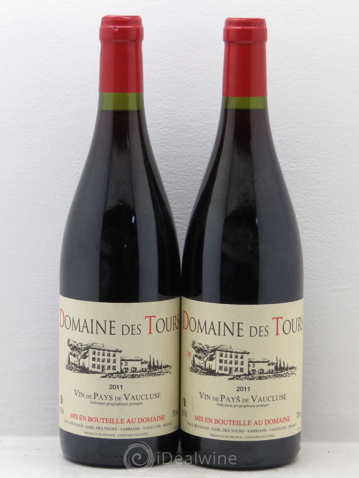 Vaucluse (Vin de Pays de Vaucluse) Domaine des Tours Emmanuel Reynaud 2011 - Lotto di 2 bottiglie - 0
