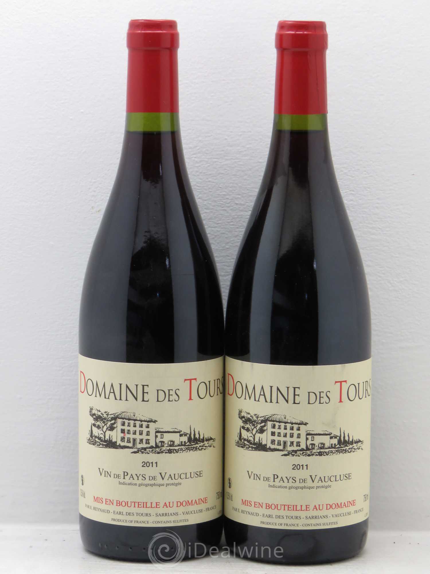 Vaucluse (Vin de Pays de Vaucluse) Domaine des Tours Emmanuel Reynaud 2011 - Lotto di 2 bottiglie - 0