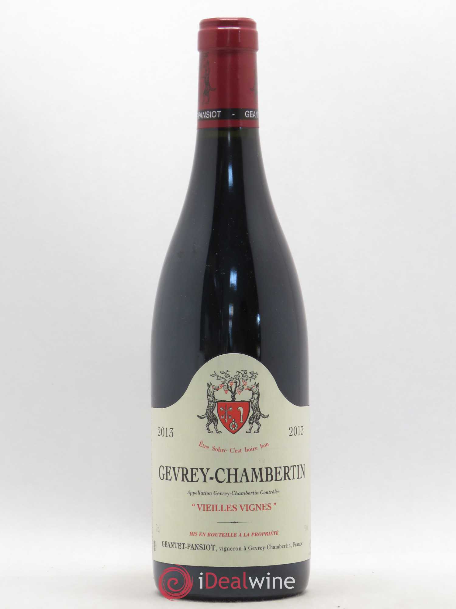 Gevrey-Chambertin Vieilles vignes Geantet-Pansiot 2013 - Lot de 1 bouteille - 0