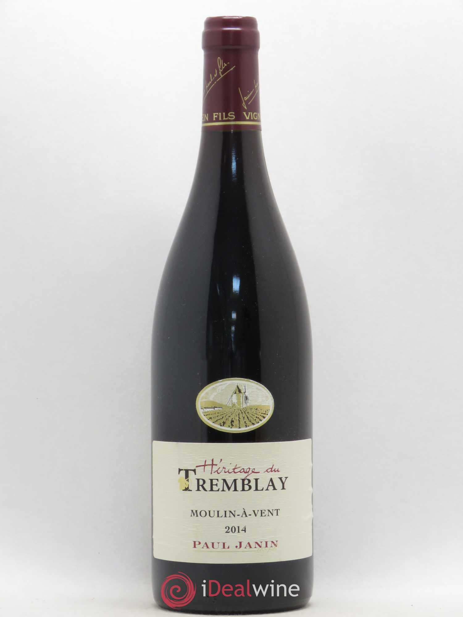 Moulin-à-Vent Heritage du Tremblay Paul Janin (sans prix de réserve) 2014 - Posten von 1 Flasche - 0