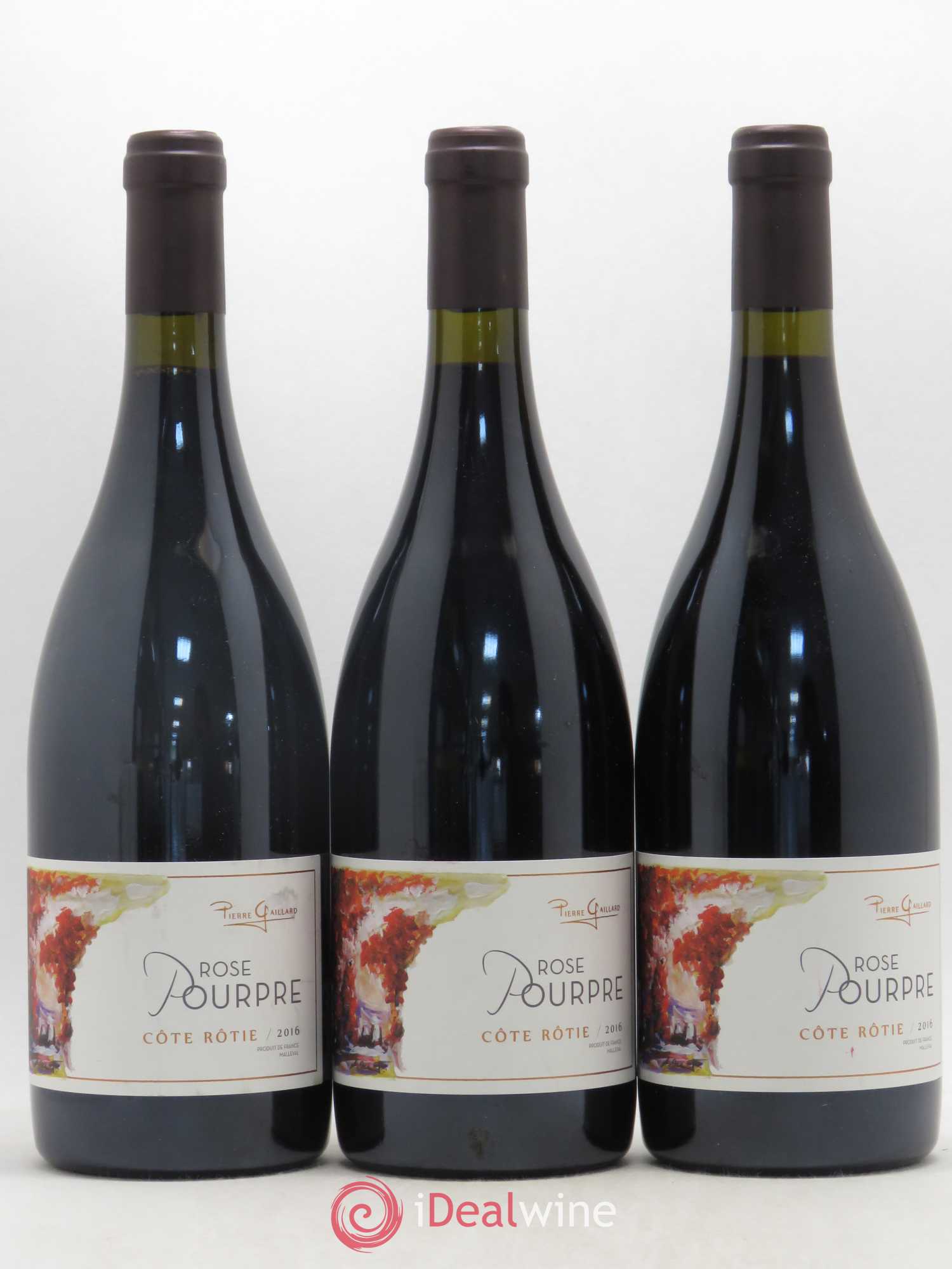 Côte-Rôtie Rose Pourpre Pierre Gaillard 2016 - Lot de 3 bouteilles - 0