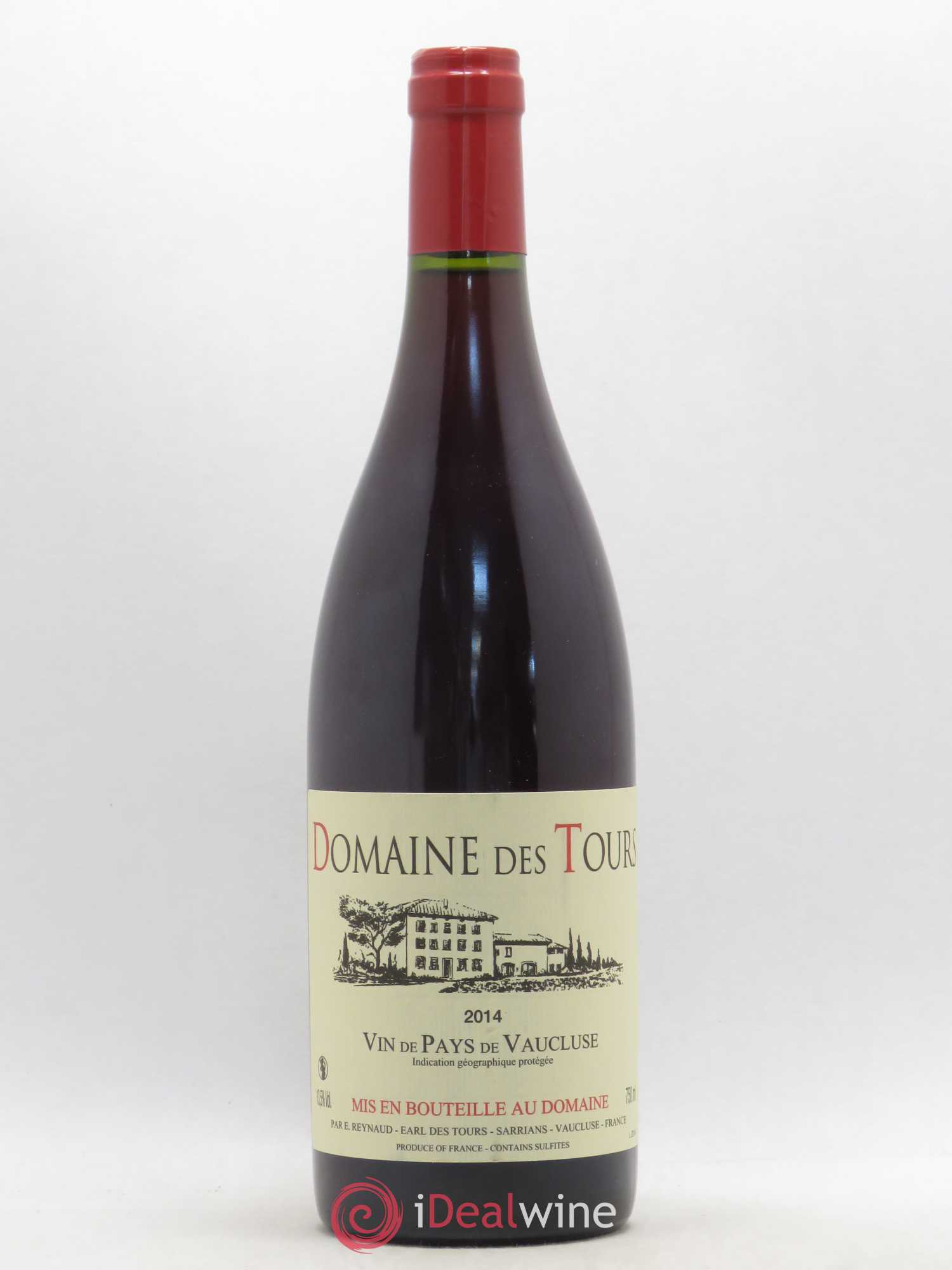 Vaucluse (Vin de Pays de Vaucluse) Domaine des Tours Emmanuel Reynaud 2014 - Lot de 1 bouteille - 0
