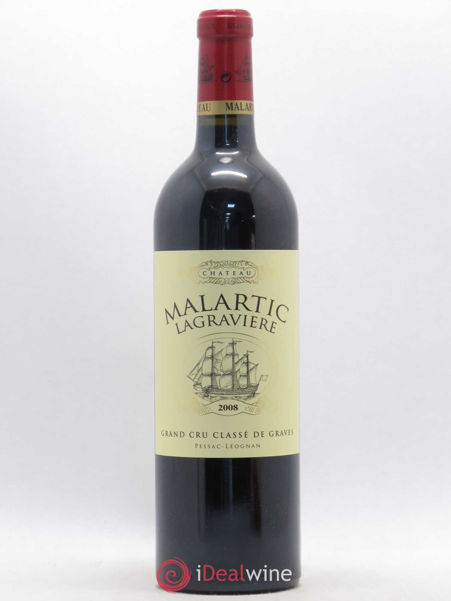 Château Malartic-Lagravière Cru Classé de Graves 2008 - Lot de 1 bouteille - 0