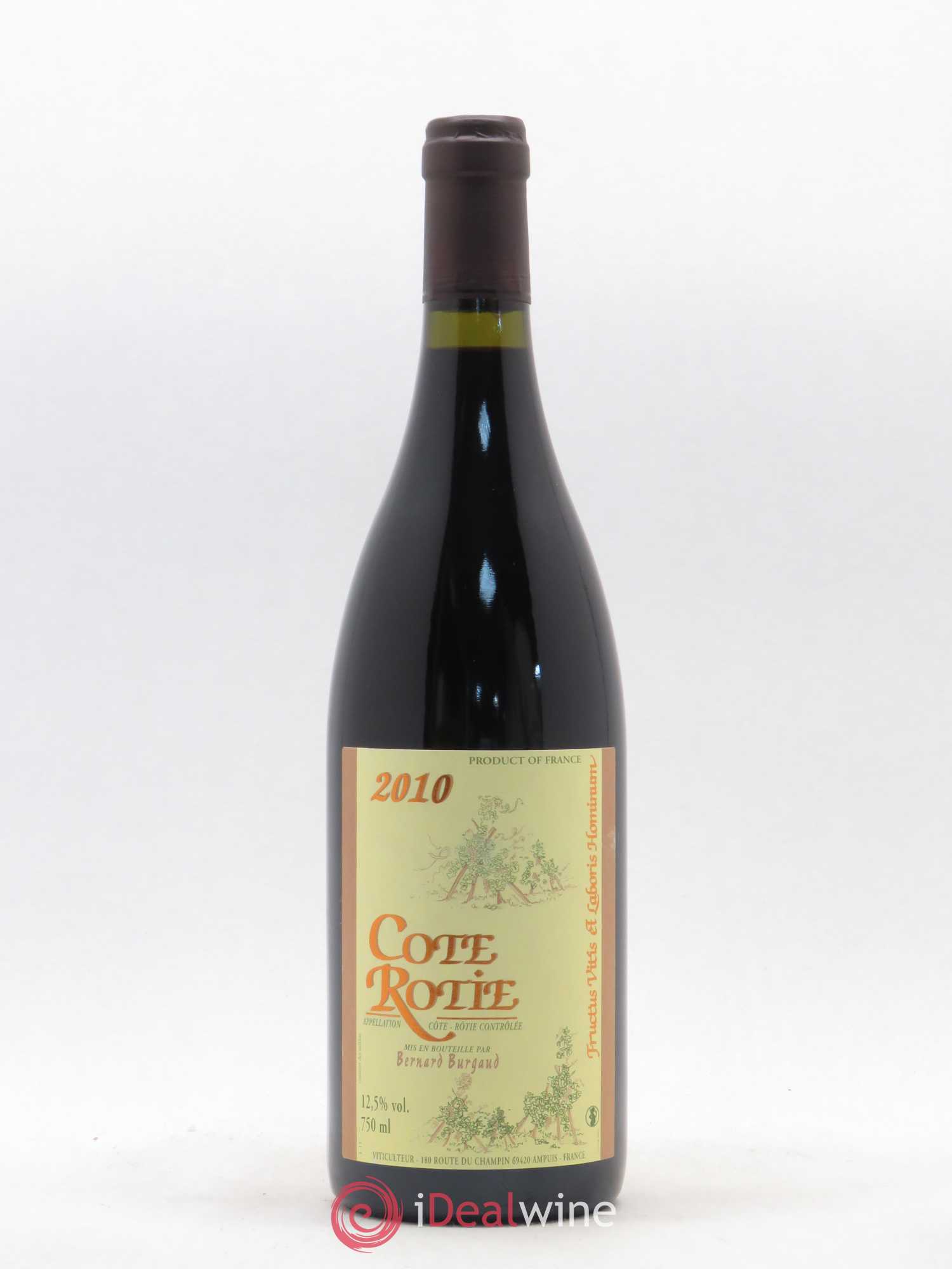 Côte-Rôtie Bernard Burgaud 2010 - Lot de 1 bouteille - 0