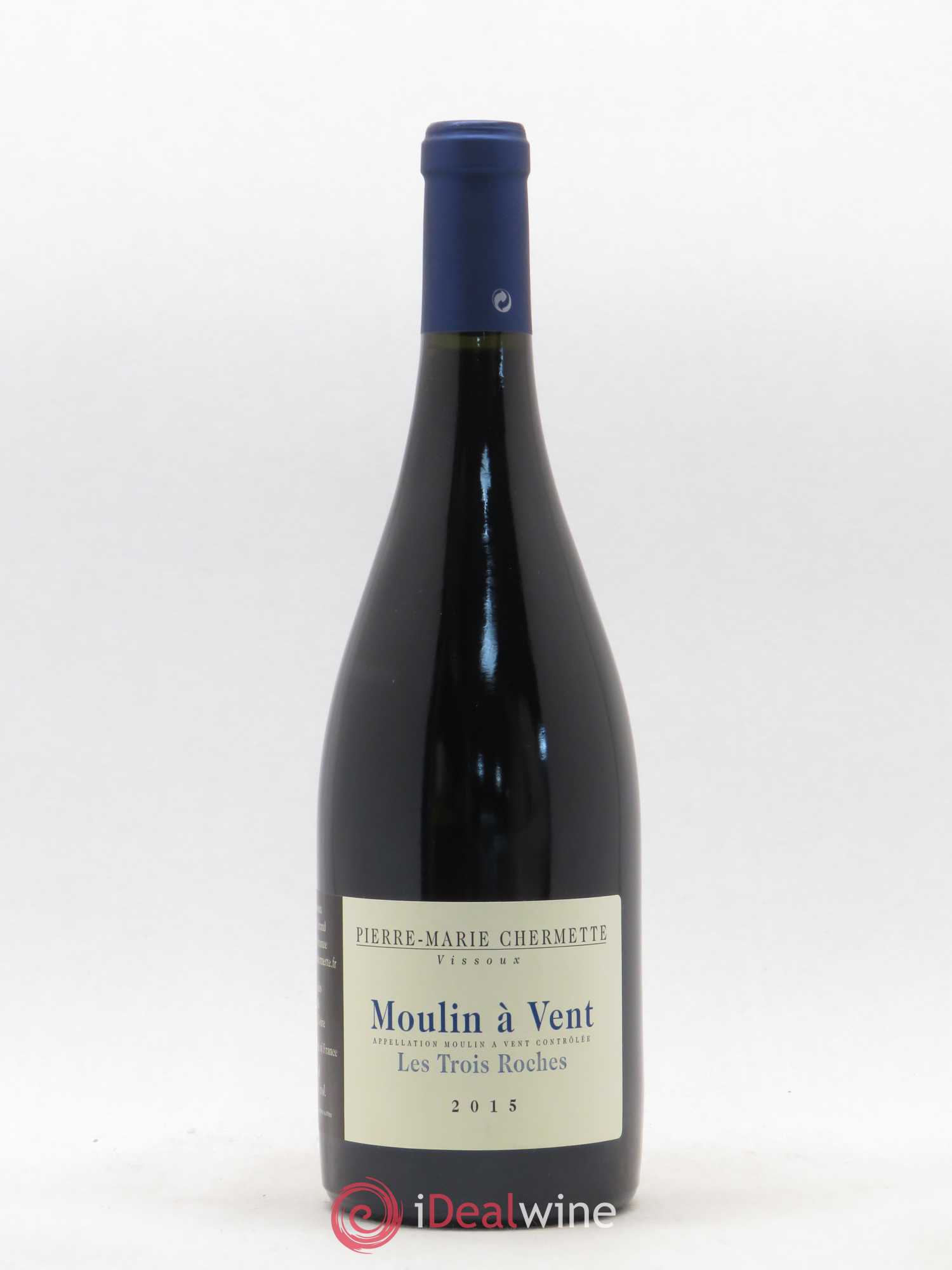 Moulin-à-Vent Les Trois Roches Domaine du Vissoux - P-M. Chermette (sans prix de réserve) 2015 - Lot de 1 bouteille - 0