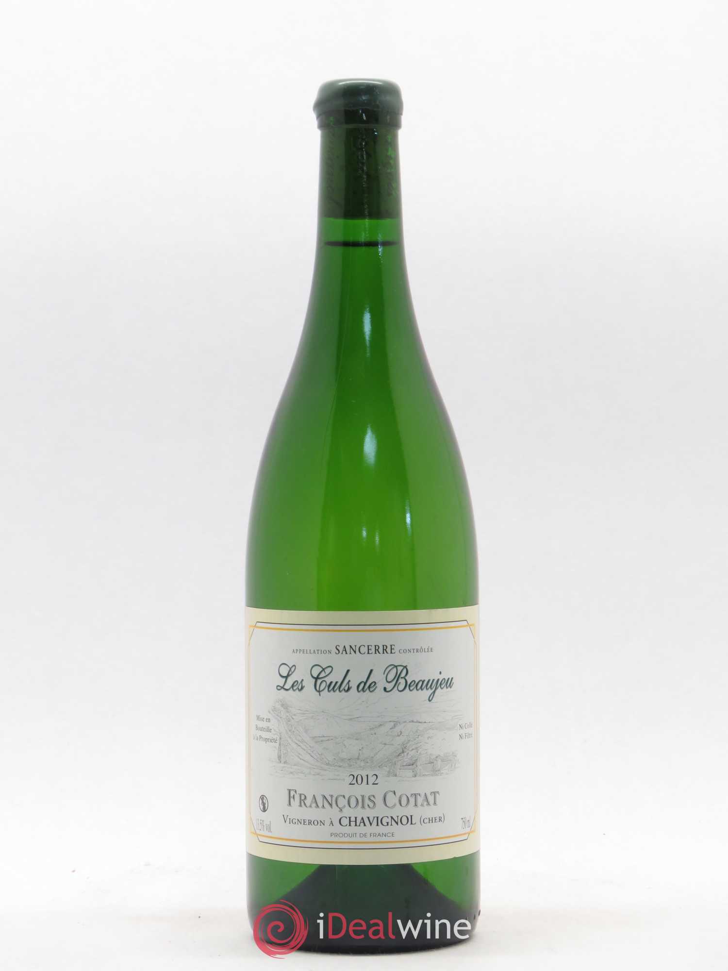 Sancerre Les Culs de Beaujeu François Cotat 2012 - Lot de 1 bouteille - 0