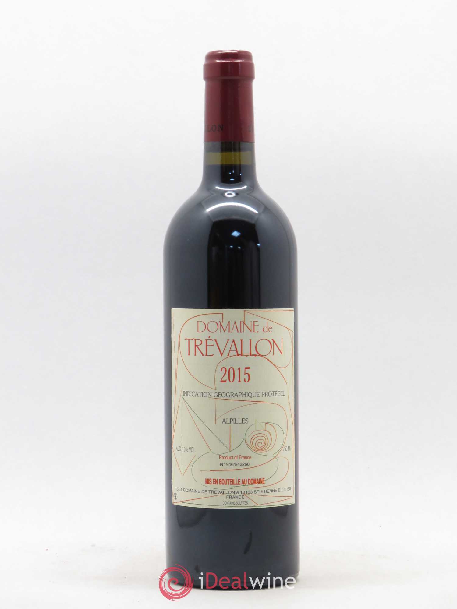 Alpilles Trévallon (Domaine de) Eloi Dürrbach 2015 - Lot de 1 bouteille - 0