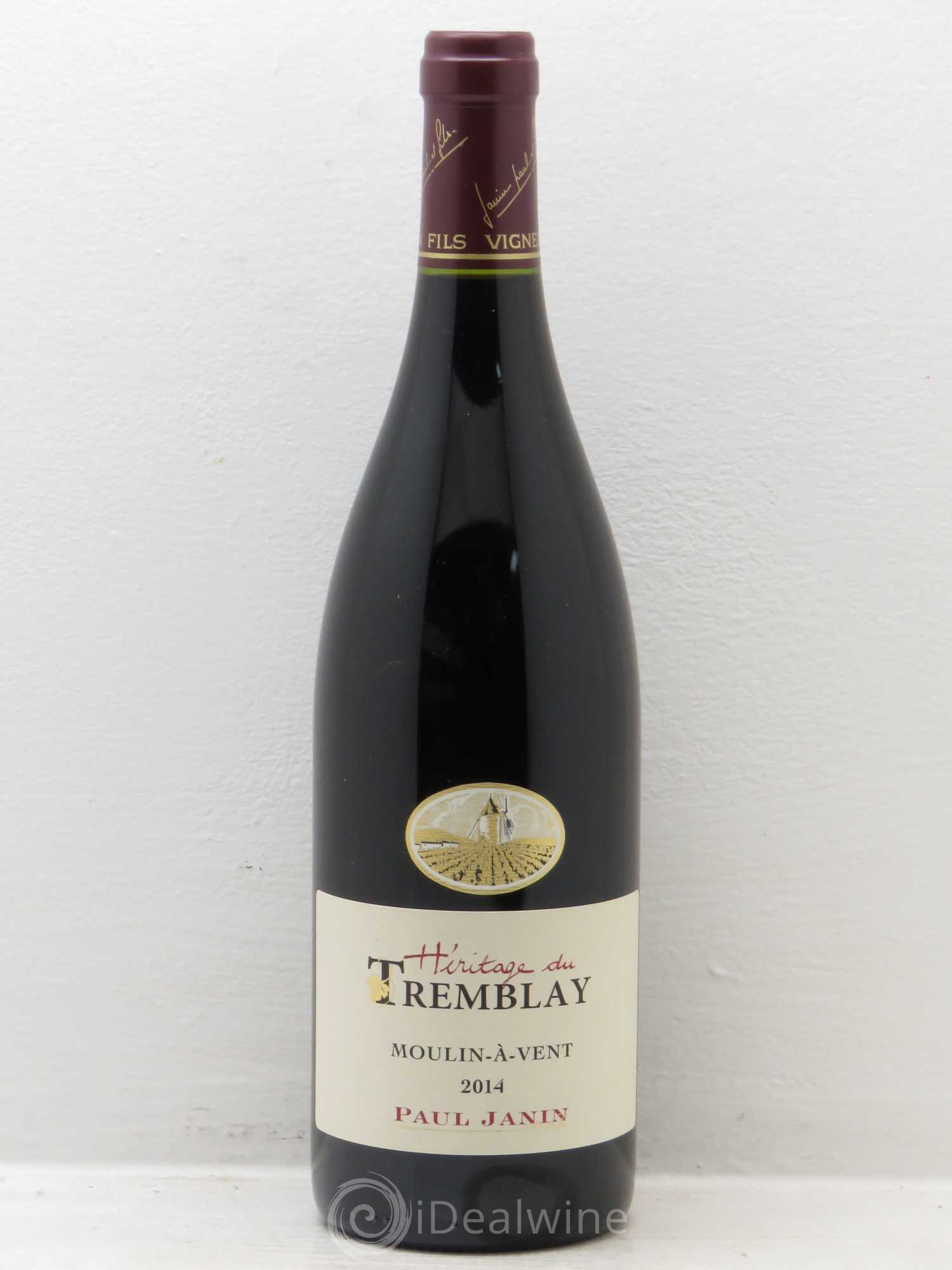 Moulin-à-Vent Héritage du Tremblay Janin 2014 - Posten von 1 Flasche - 0