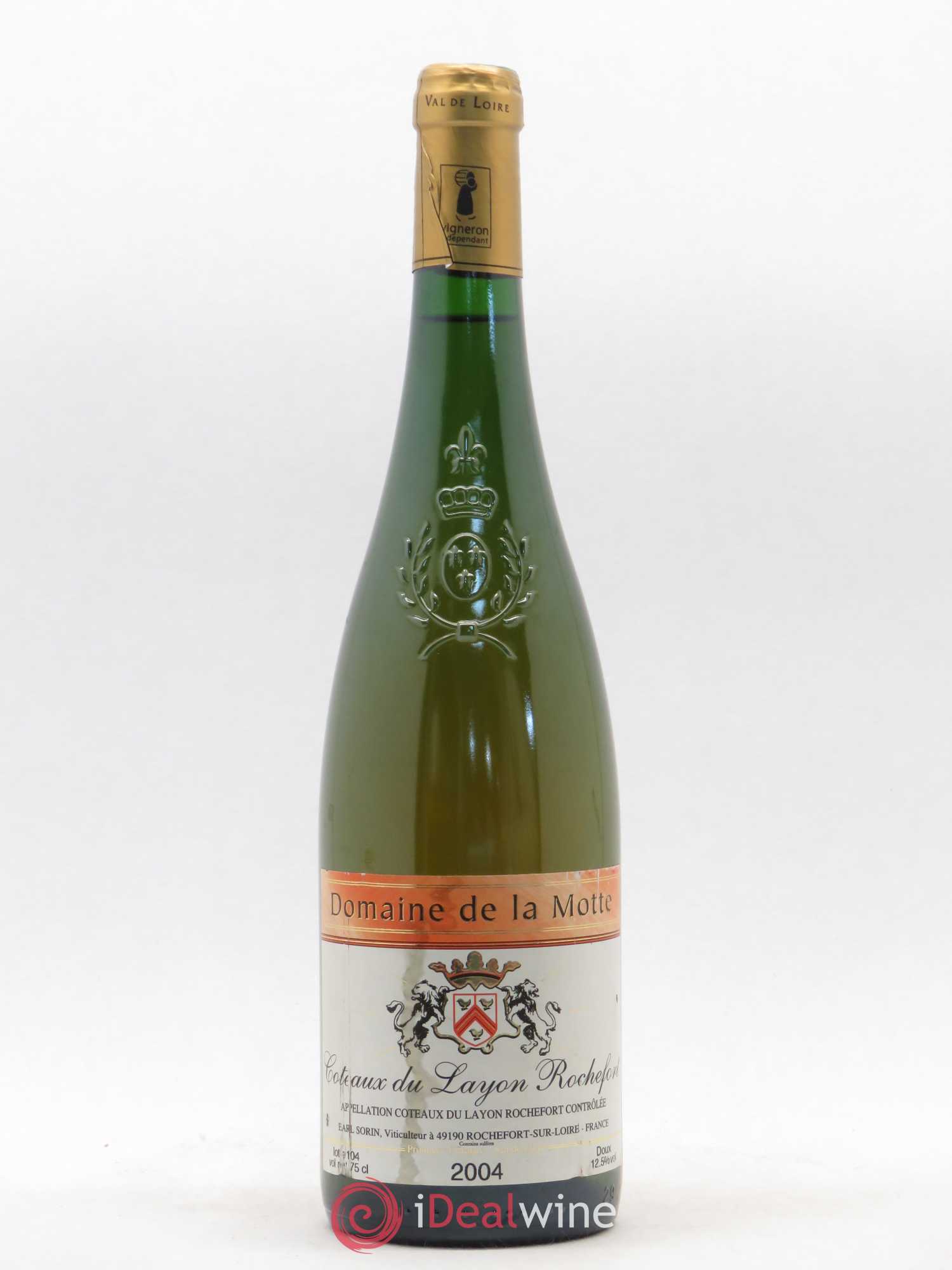 Coteaux du Layon Rochefort Domaine de la Motte 2004 - Lot de 1 bouteille - 0