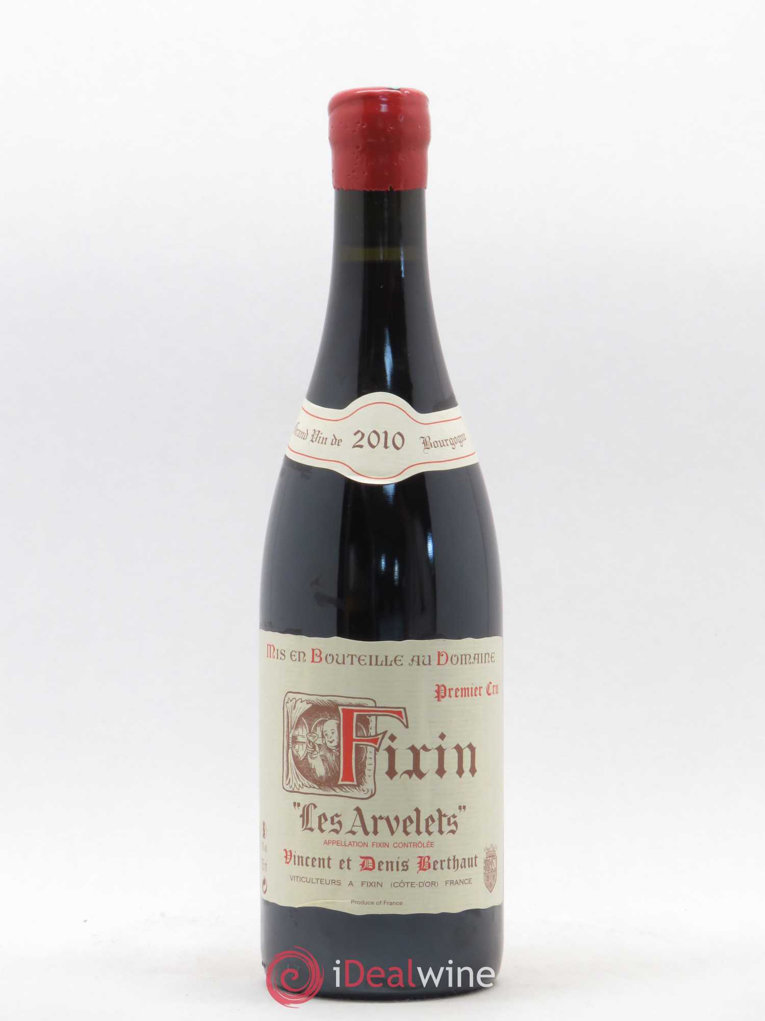 Fixin 1er Cru Les Arvelets Domaine Berthaut 2010 - Posten von 1 Flasche - 0