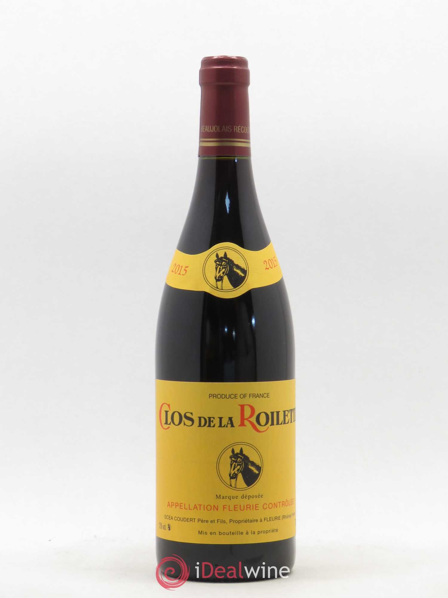 Fleurie Clos de la Roilette (sans prix de réserve) 2015 - Lot de 1 bouteille - 0
