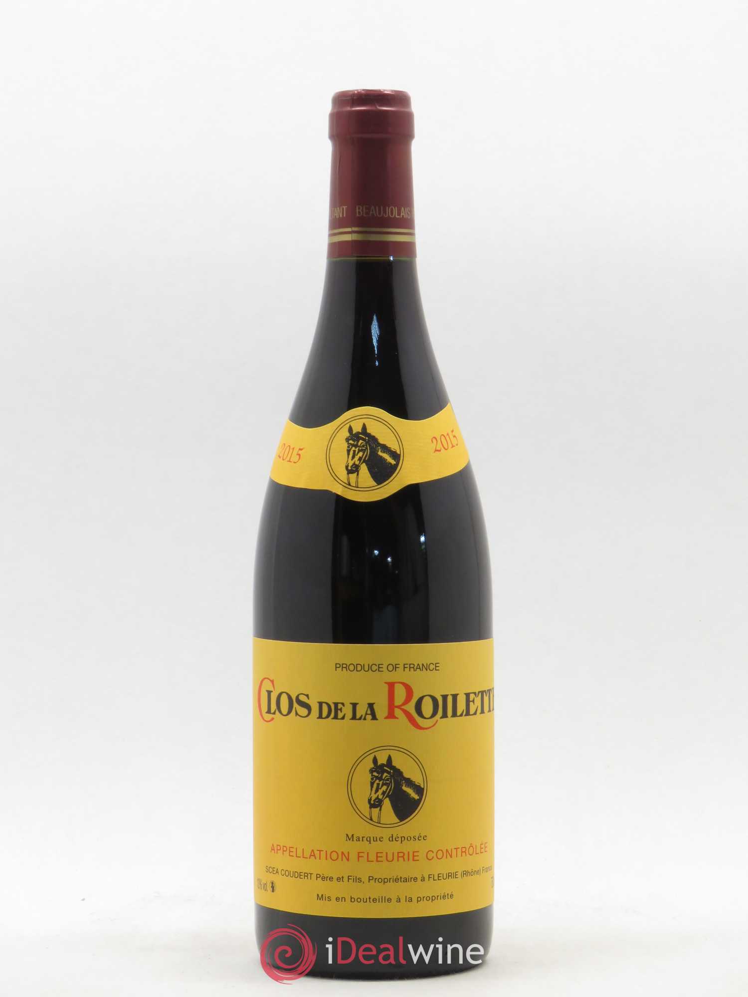Fleurie Clos de la Roilette (sans prix de réserve) 2015 - Lot de 1 bouteille - 0