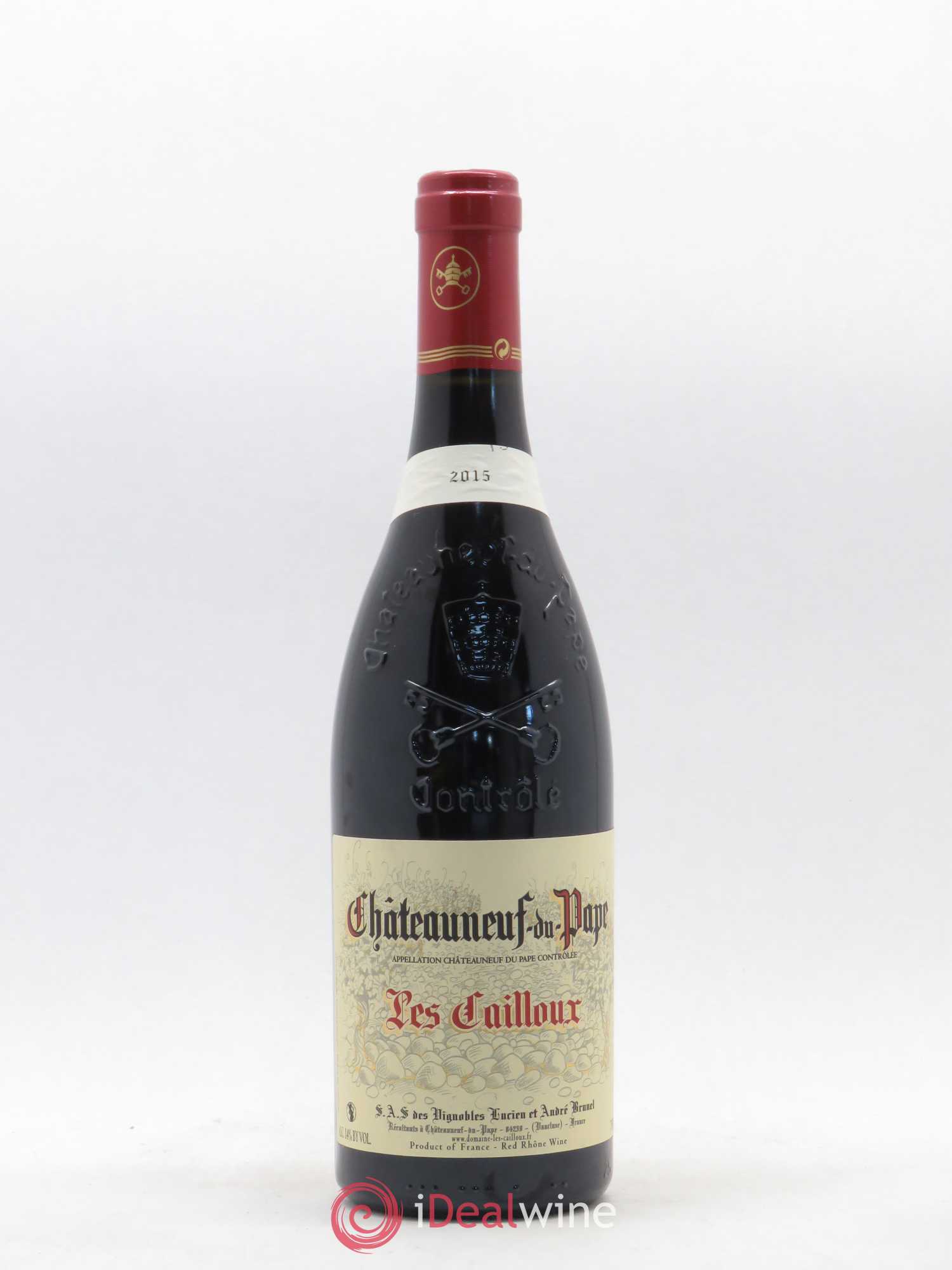Châteauneuf-du-Pape Les Cailloux André Brunel 2015 - Lot de 1 bouteille - 0