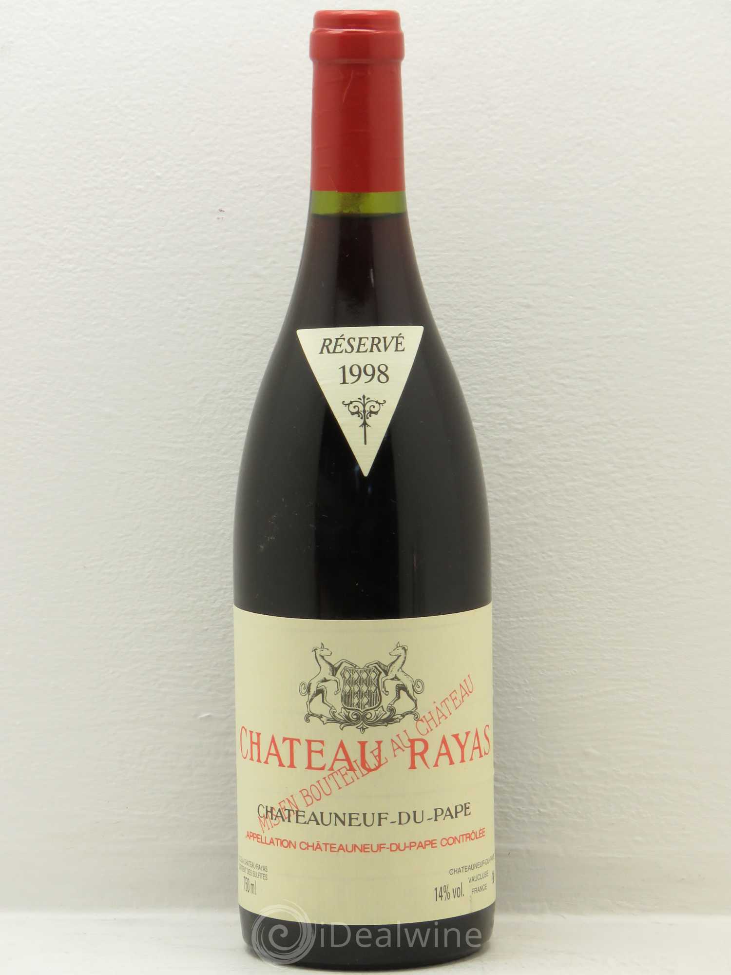 Châteauneuf-du-Pape Château Rayas Emmanuel Reynaud 1998 - Lot de 1 bouteille - 0