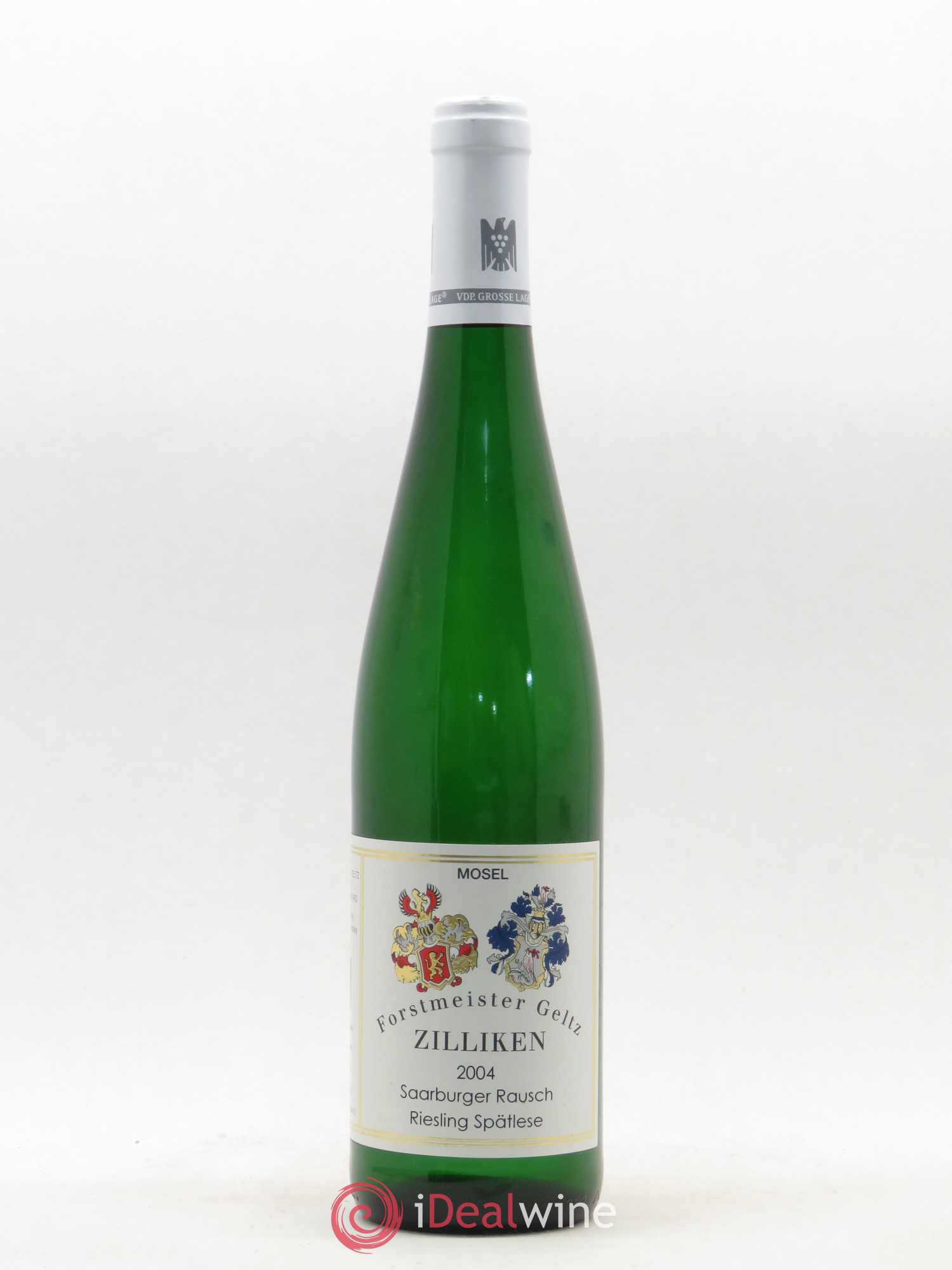 Riesling Saarburger Rausch Spatlese Zillicken Forstmeister Geltz 2004 - Posten von 1 Flasche - 0