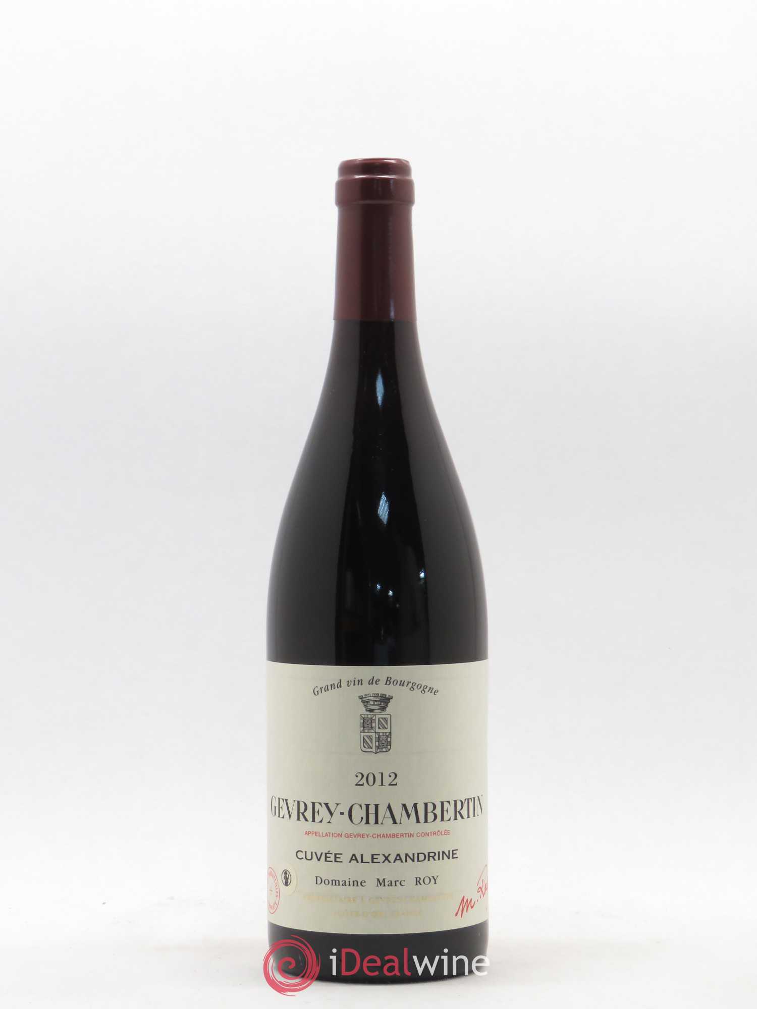 Gevrey-Chambertin Alexandrine Marc Roy 2012 - Lot de 1 bouteille - 0
