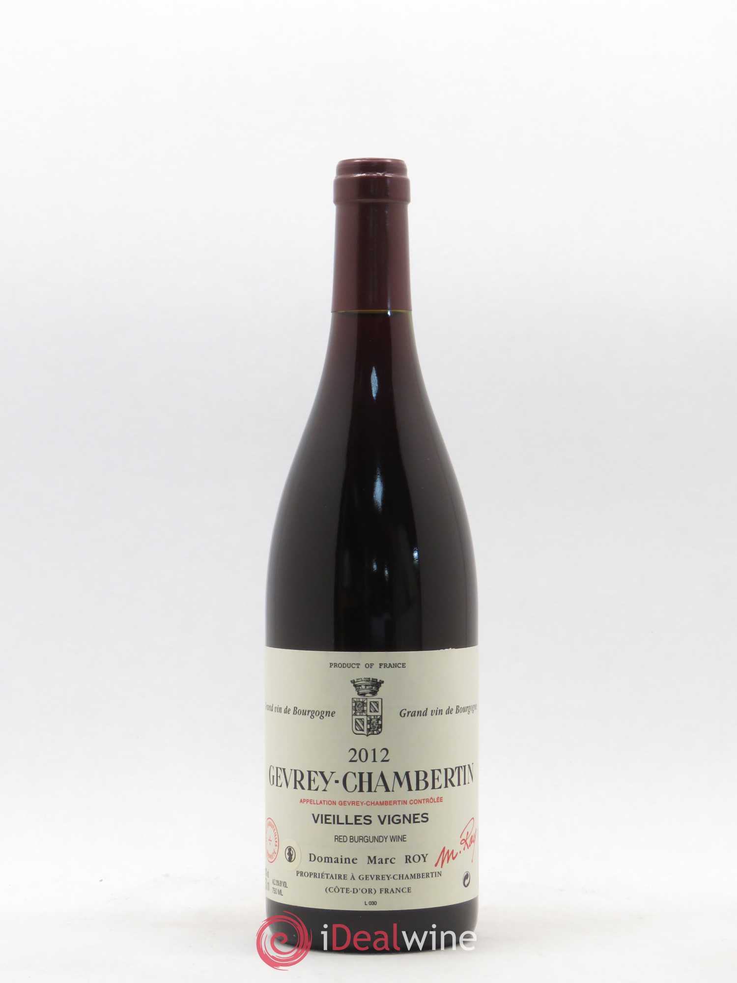 Gevrey-Chambertin Vieilles Vignes Marc Roy 2012 - Posten von 1 Flasche - 0