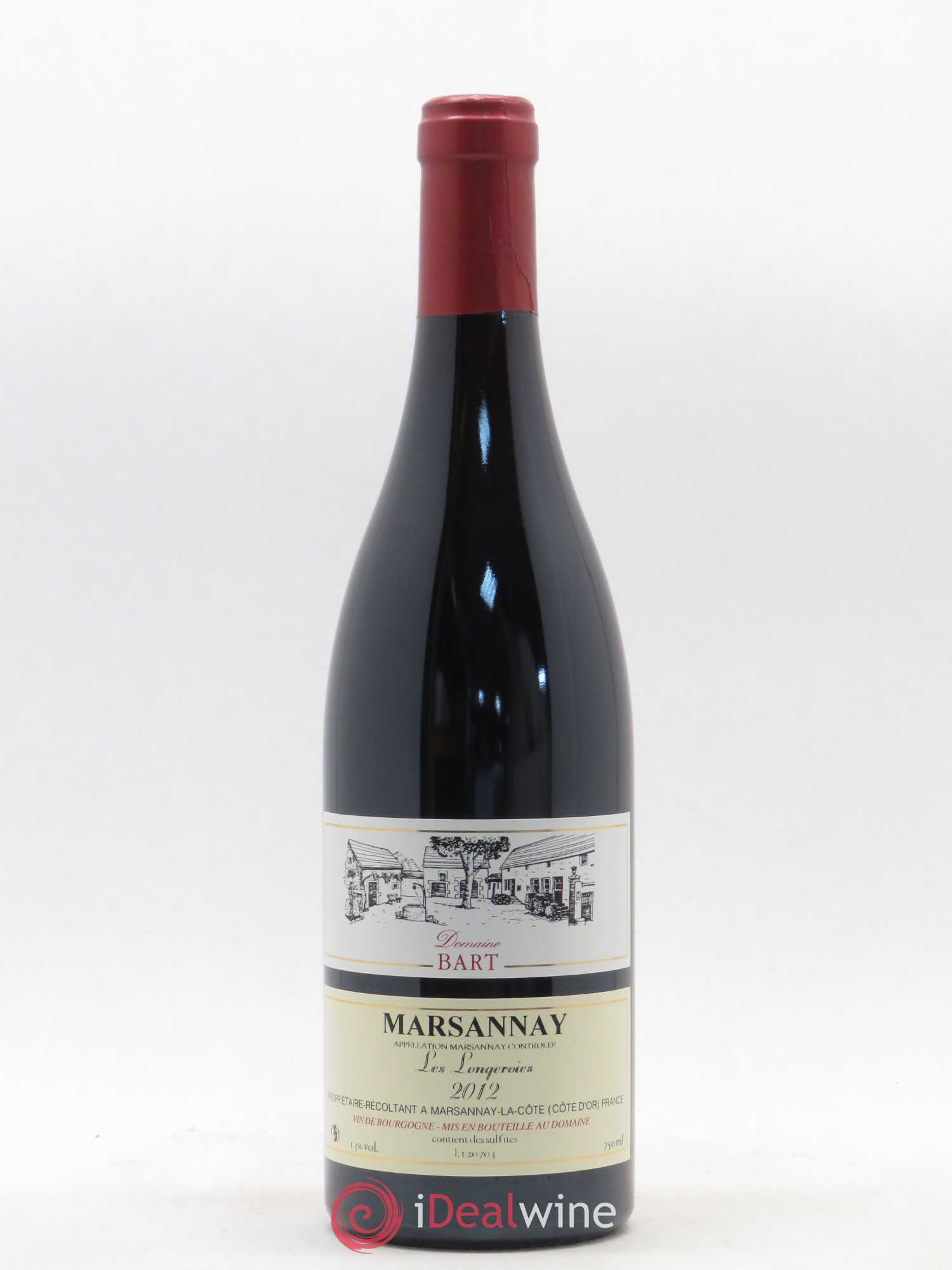 Marsannay Les Longeroies Bart (Domaine) 2012 - Lot de 1 bouteille - 0