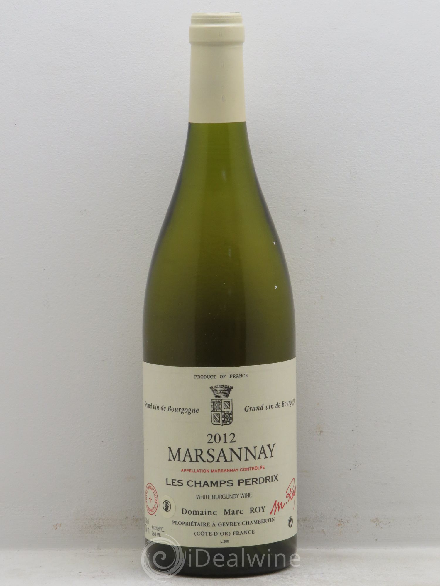 Marsannay Les Champs de Perdrix Marc Roy 2012 - Posten von 1 Flasche - 0
