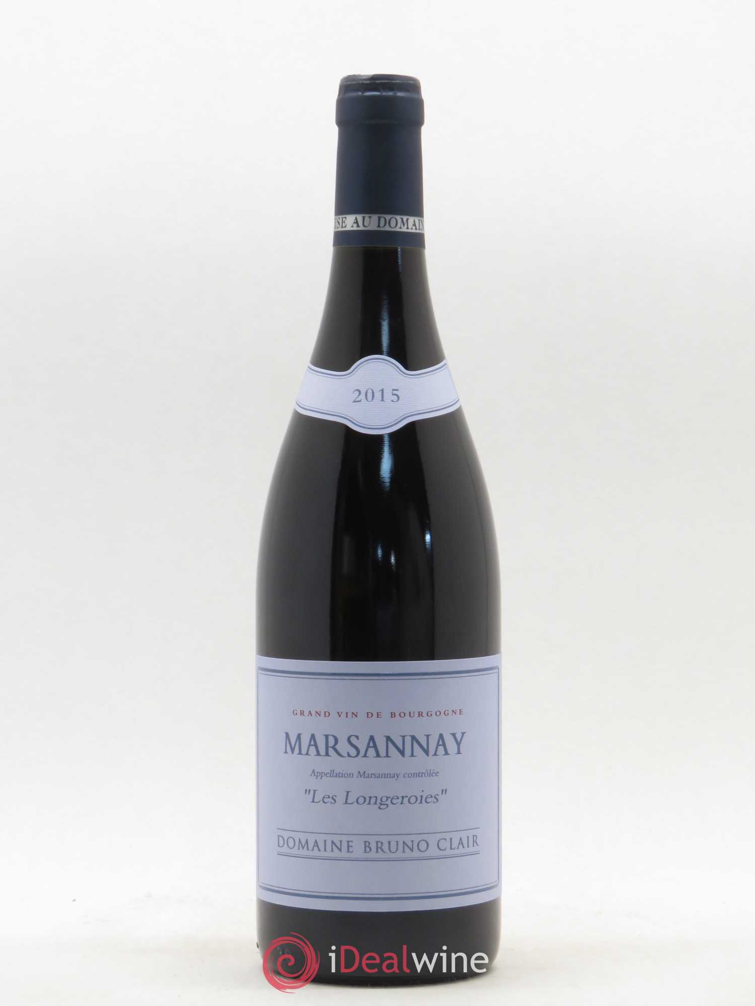 Marsannay Les Longeroies Bruno Clair (Domaine) 2015 - Lot de 1 bouteille - 0