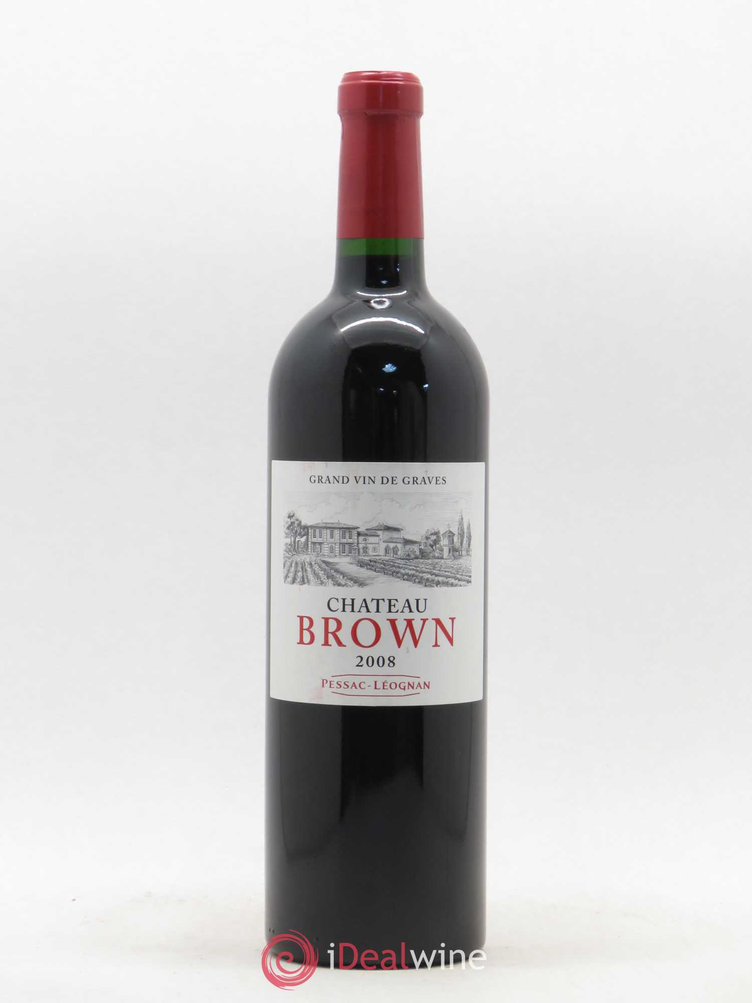 Château Brown 2008 - Lot de 1 bouteille - 0