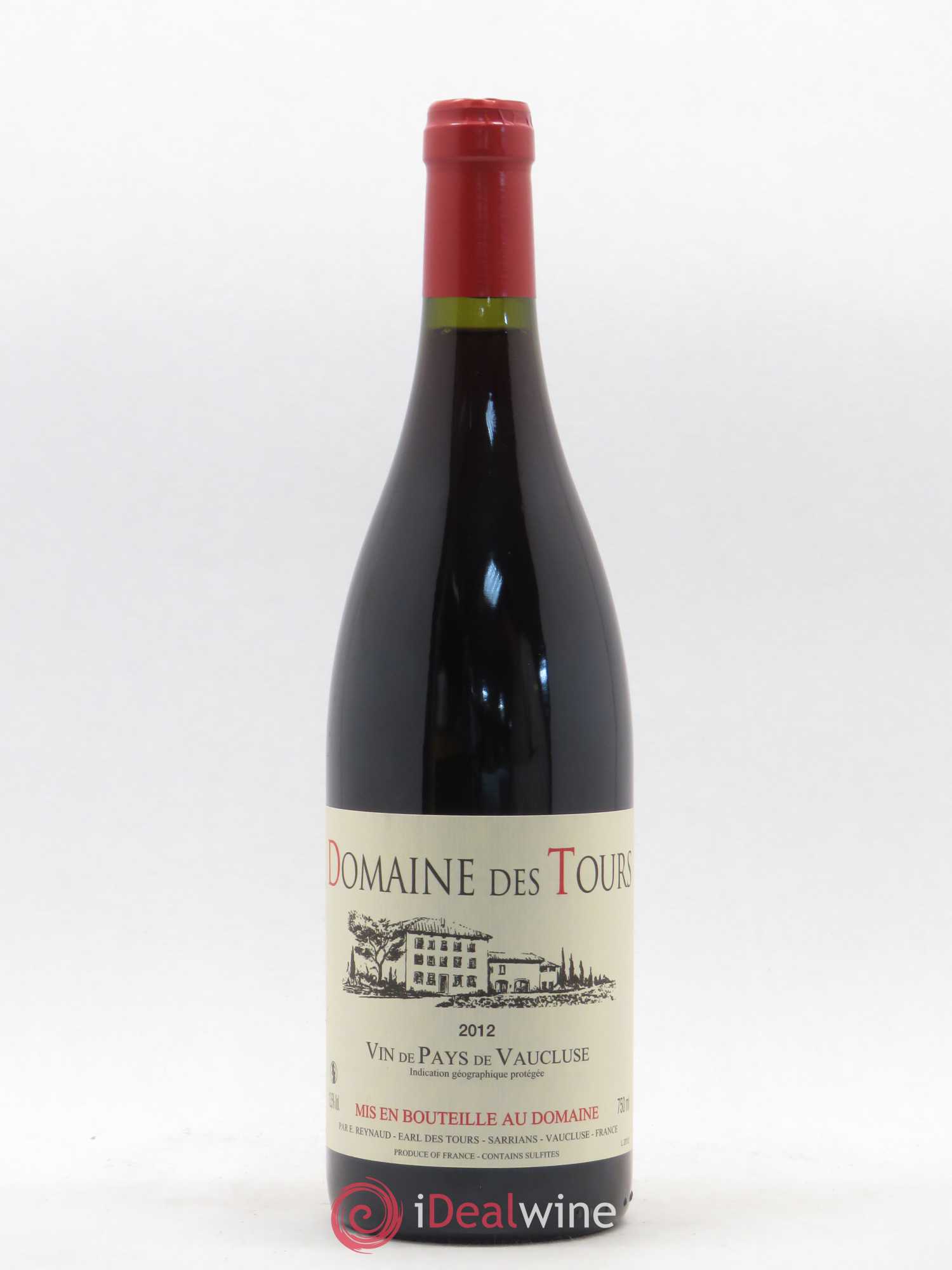 Vaucluse (Vin de Pays de Vaucluse) Domaine des Tours Emmanuel Reynaud 2012 - Lot de 1 bouteille - 0