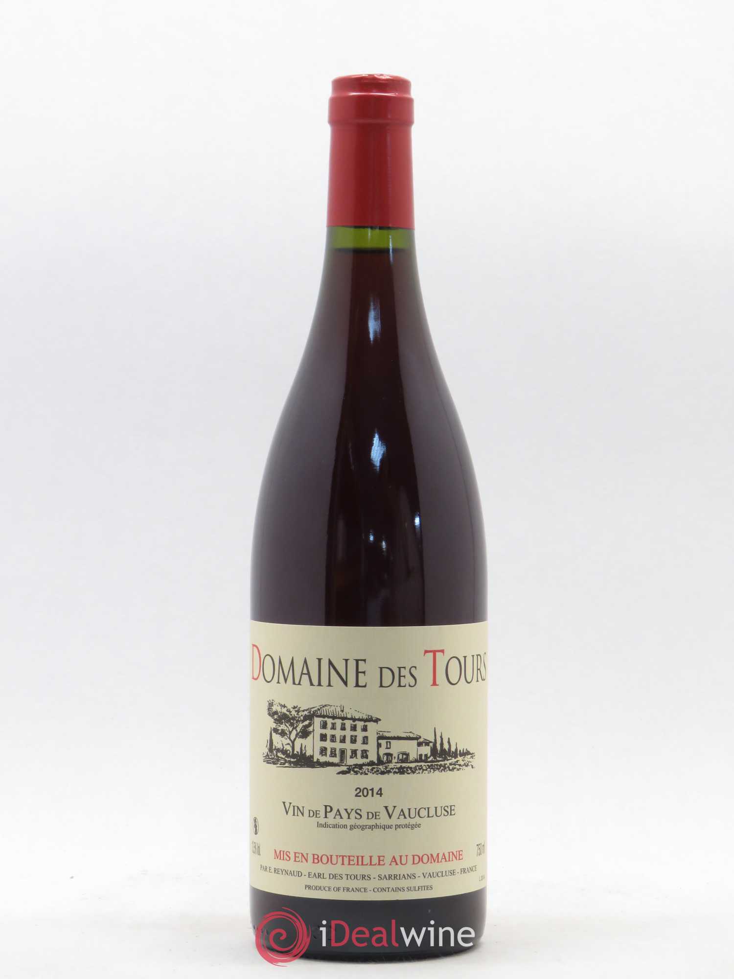 Vaucluse (Vin de Pays de Vaucluse) Domaine des Tours Emmanuel Reynaud 2014 - Lot de 1 bouteille - 0