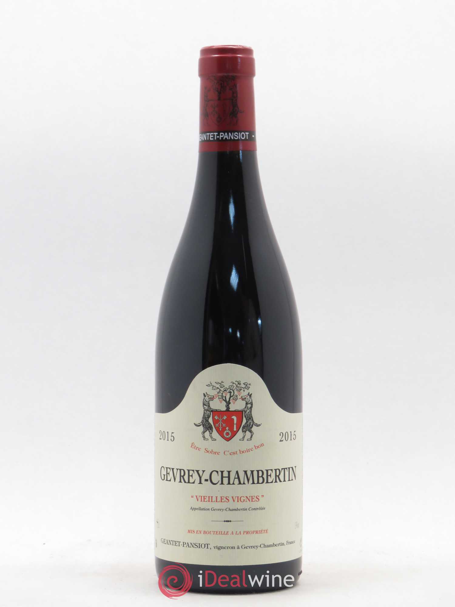 Gevrey-Chambertin Vieilles vignes Geantet-Pansiot 2015 - Lot de 1 bouteille - 0